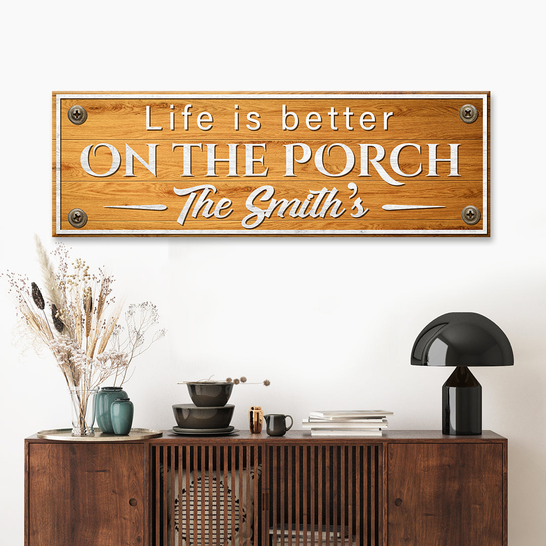 Family Name Porch Sign on sale at MyriadMart