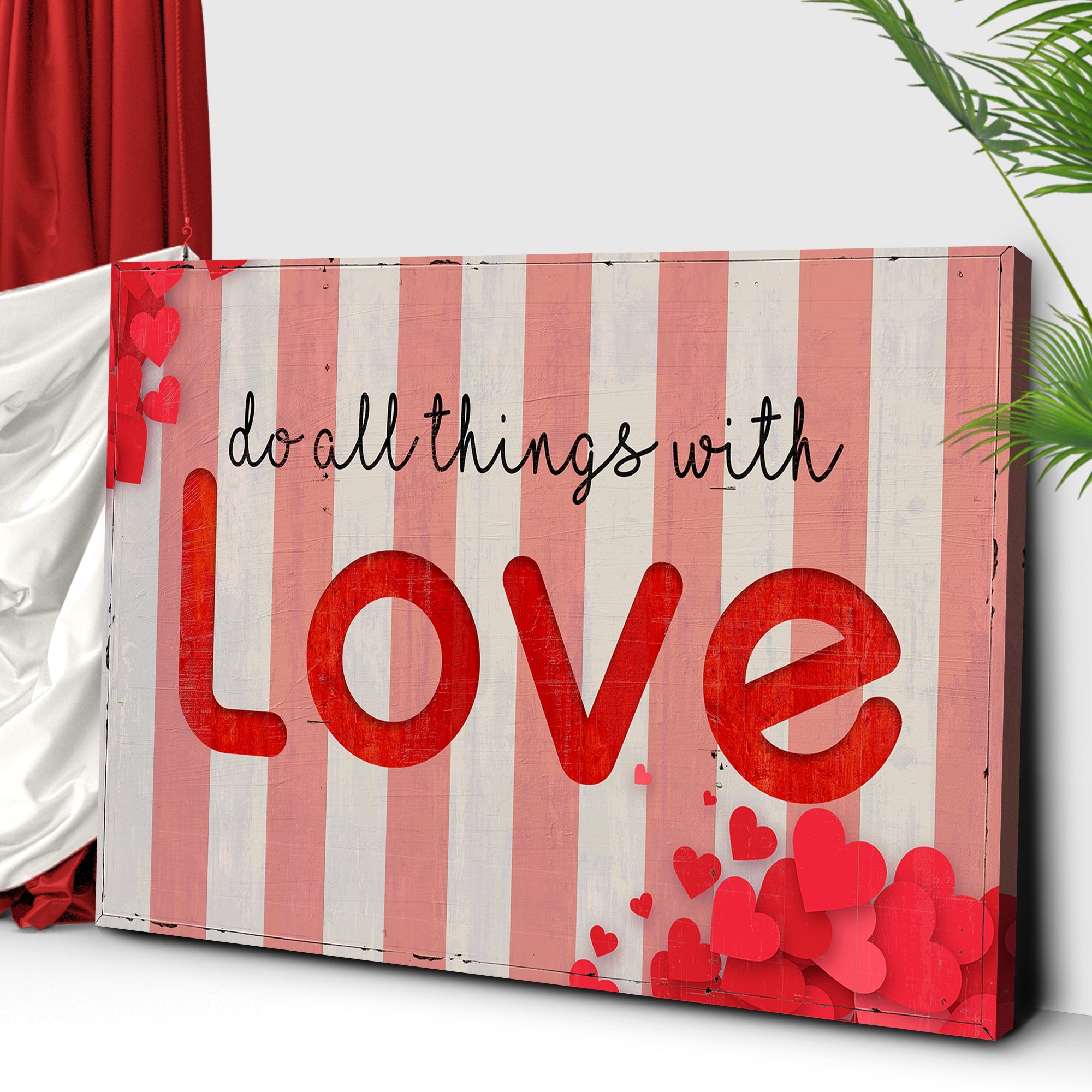 Valentines Day Sign V on sale at MyriadMart