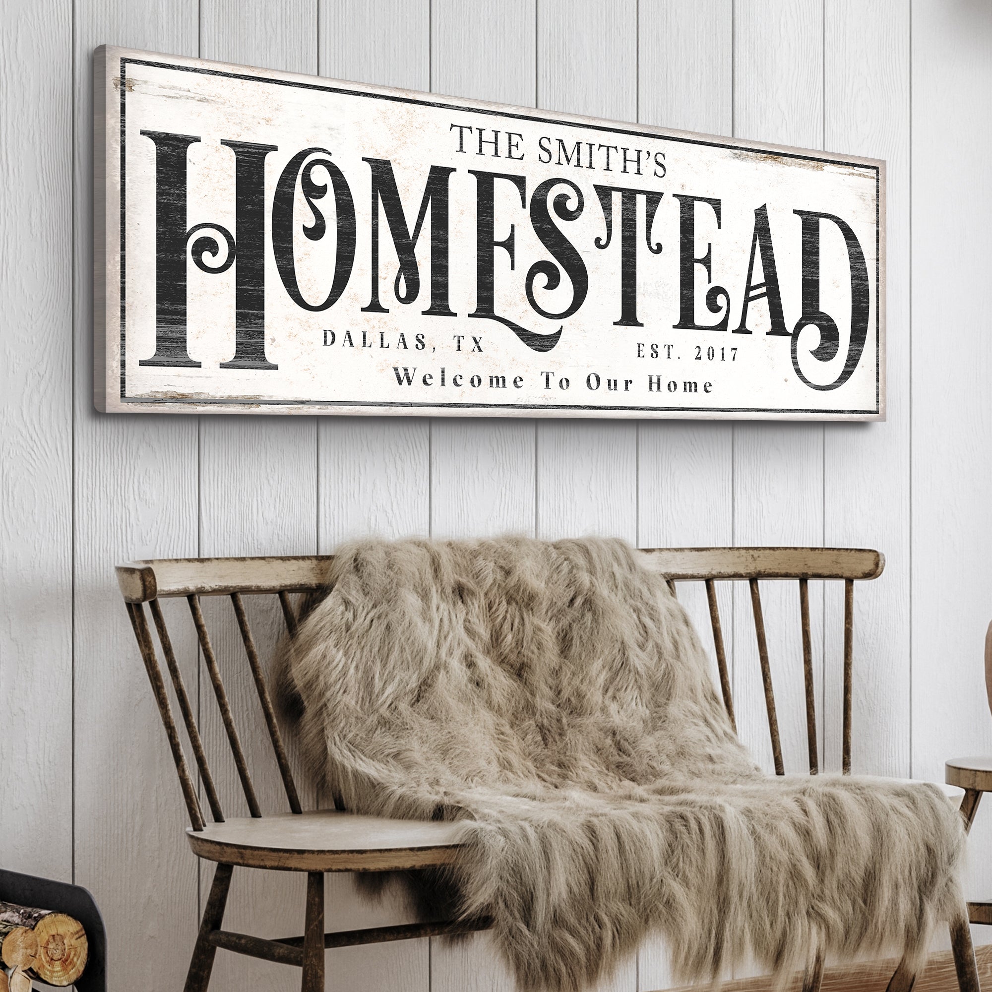 Vintage Homestead Sign III on sale at MyriadMart