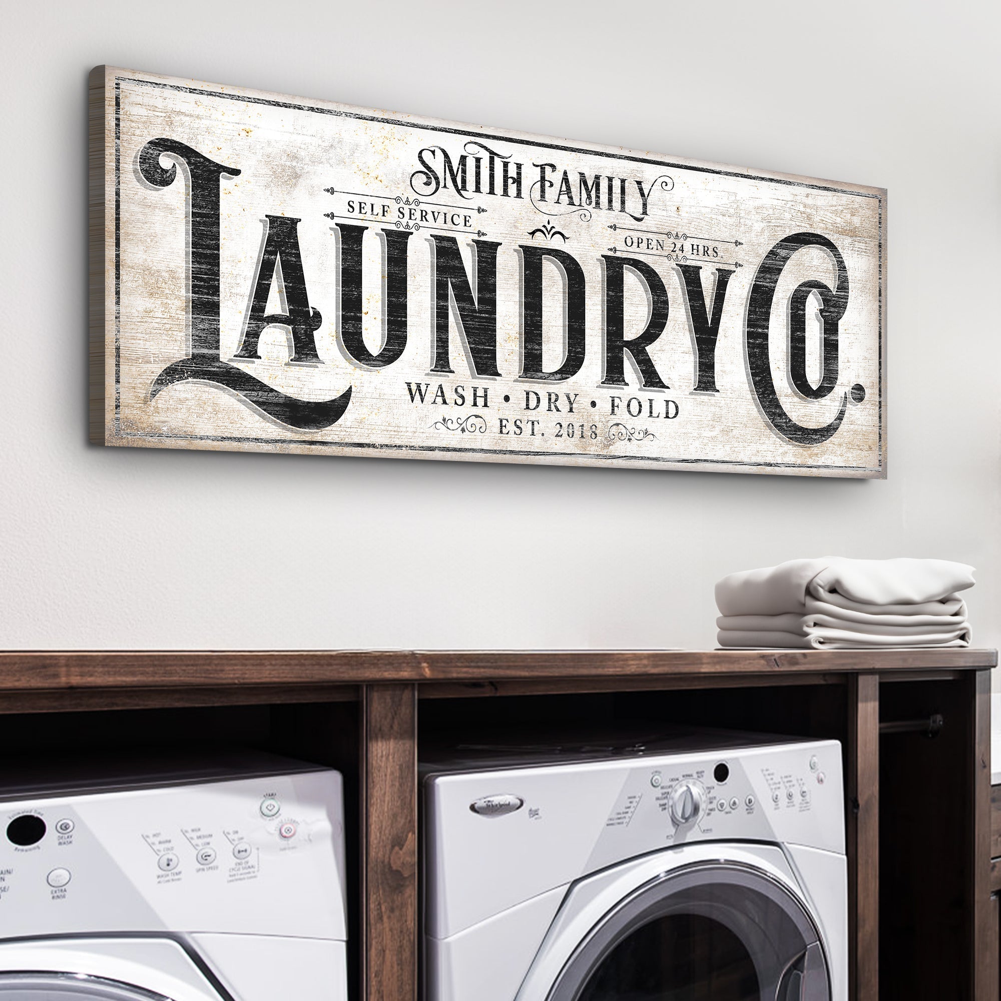 Family Laundry Co Sign on sale at MyriadMart