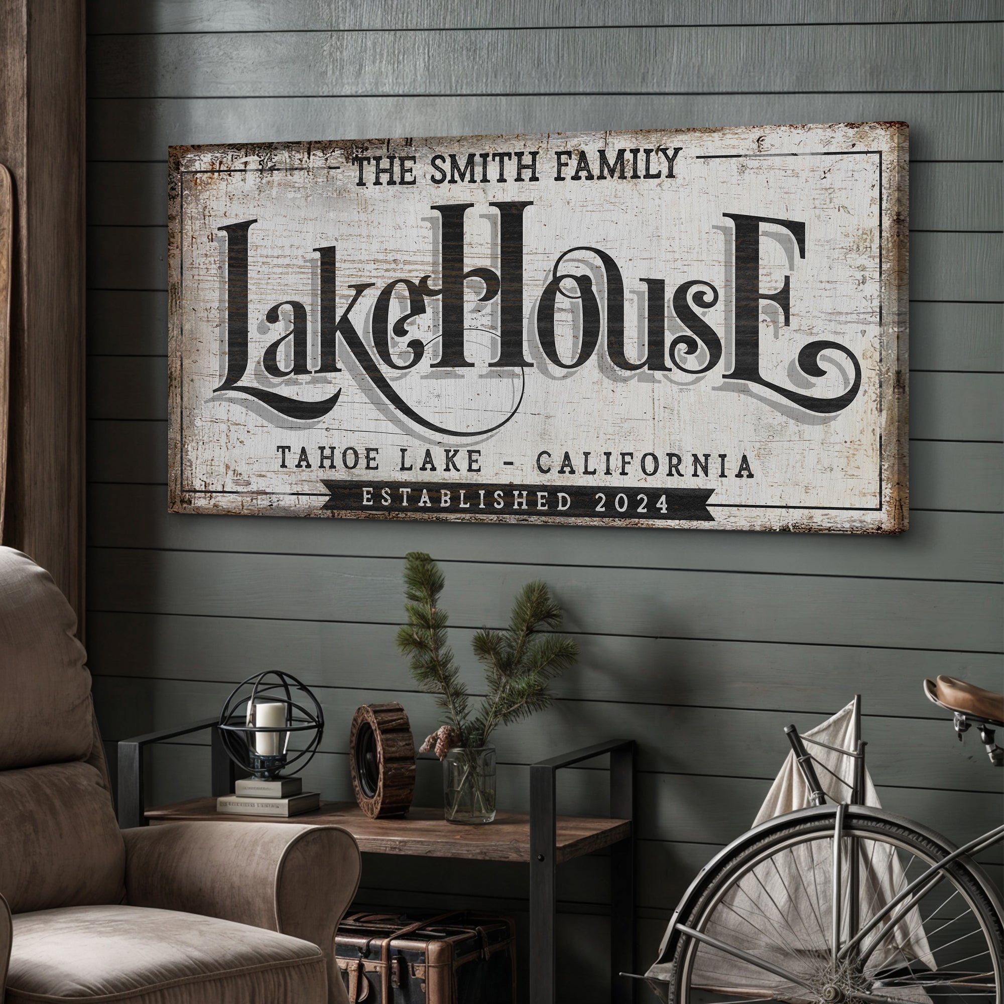 Lake House Sign XI on sale at MyriadMart