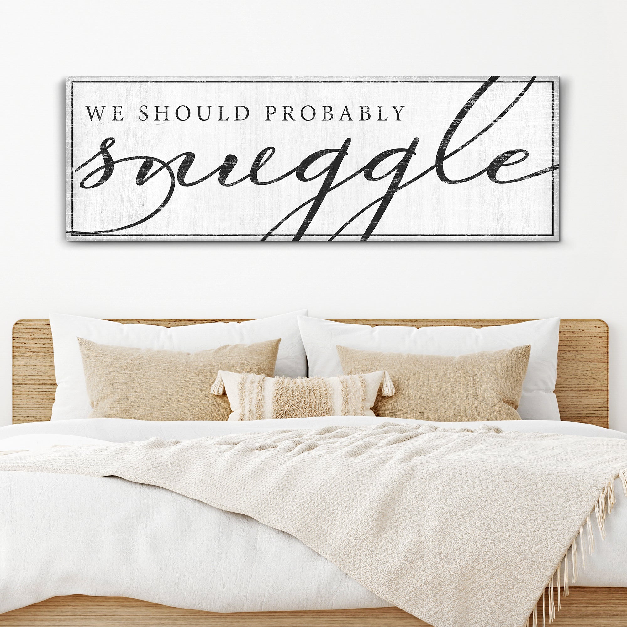 We Should Probably Snuggle Sign III on sale at MyriadMart
