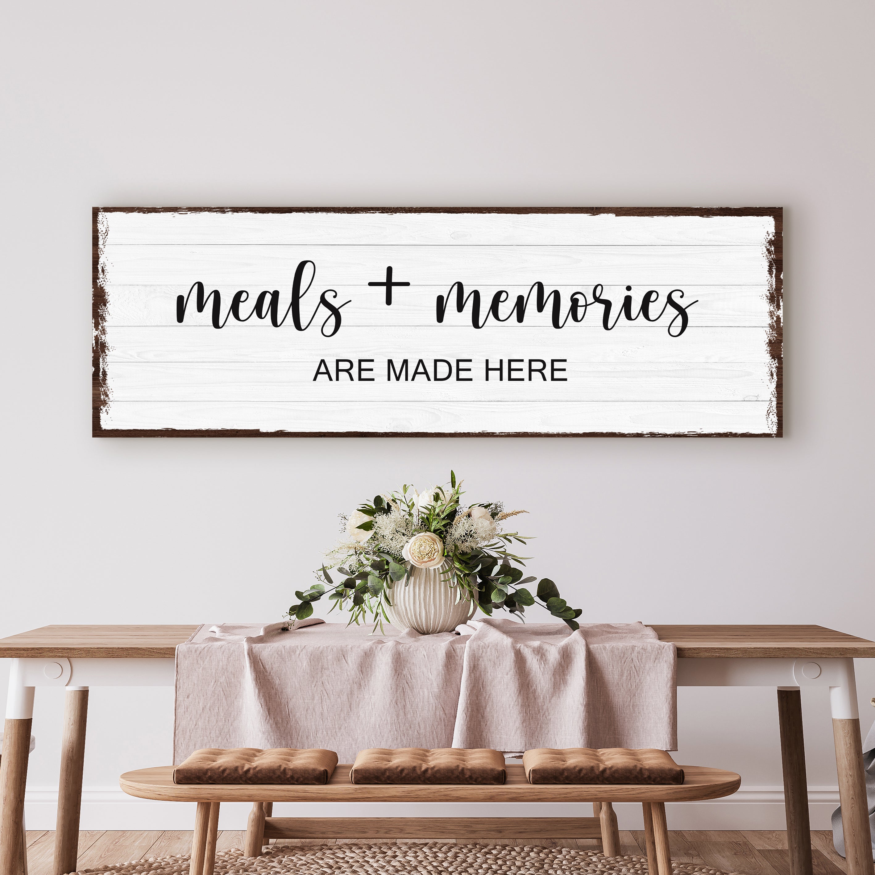 Meals And Memories Are Made Here Sign on sale at MyriadMart