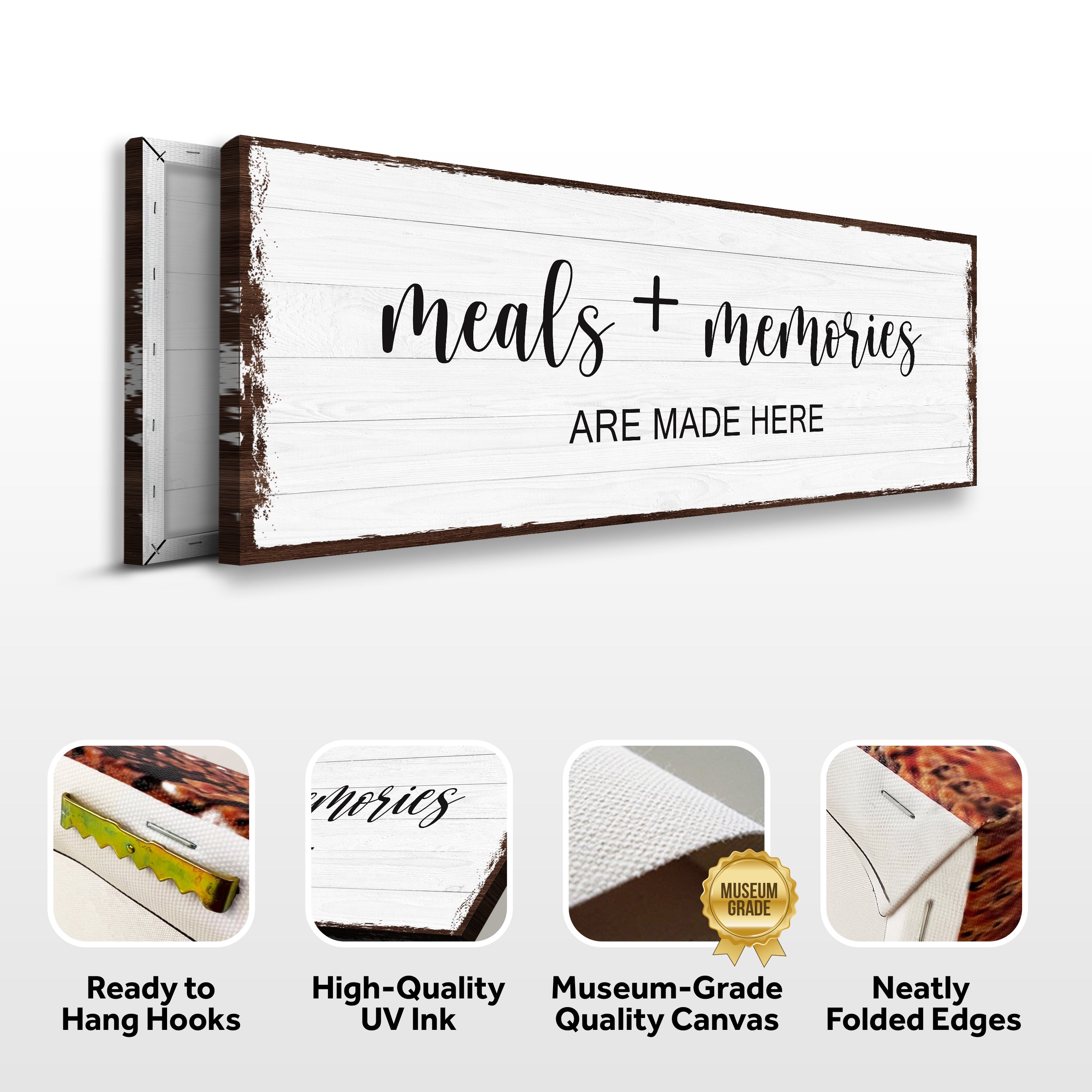 Meals And Memories Are Made Here Sign on sale at MyriadMart