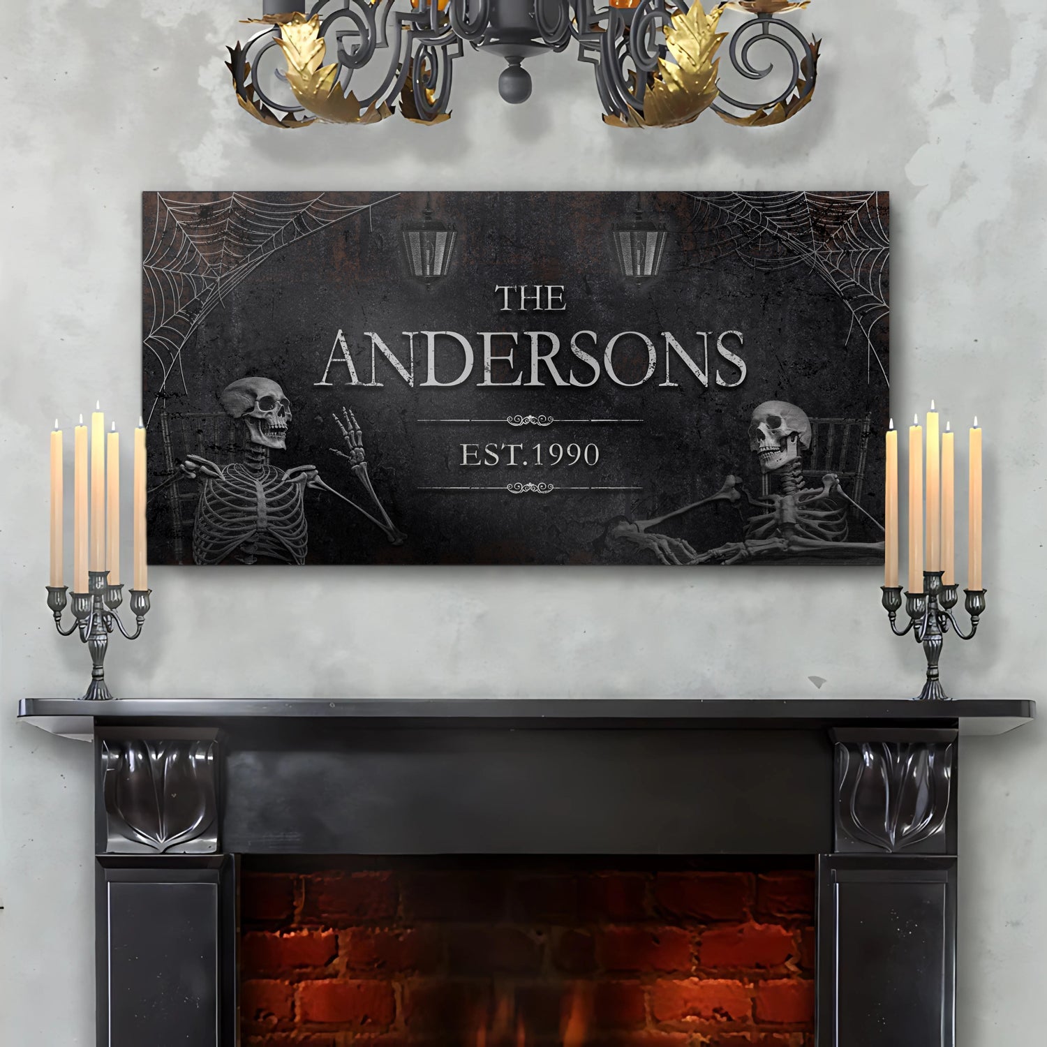 Personalized Gothic Sign VI on sale at MyriadMart