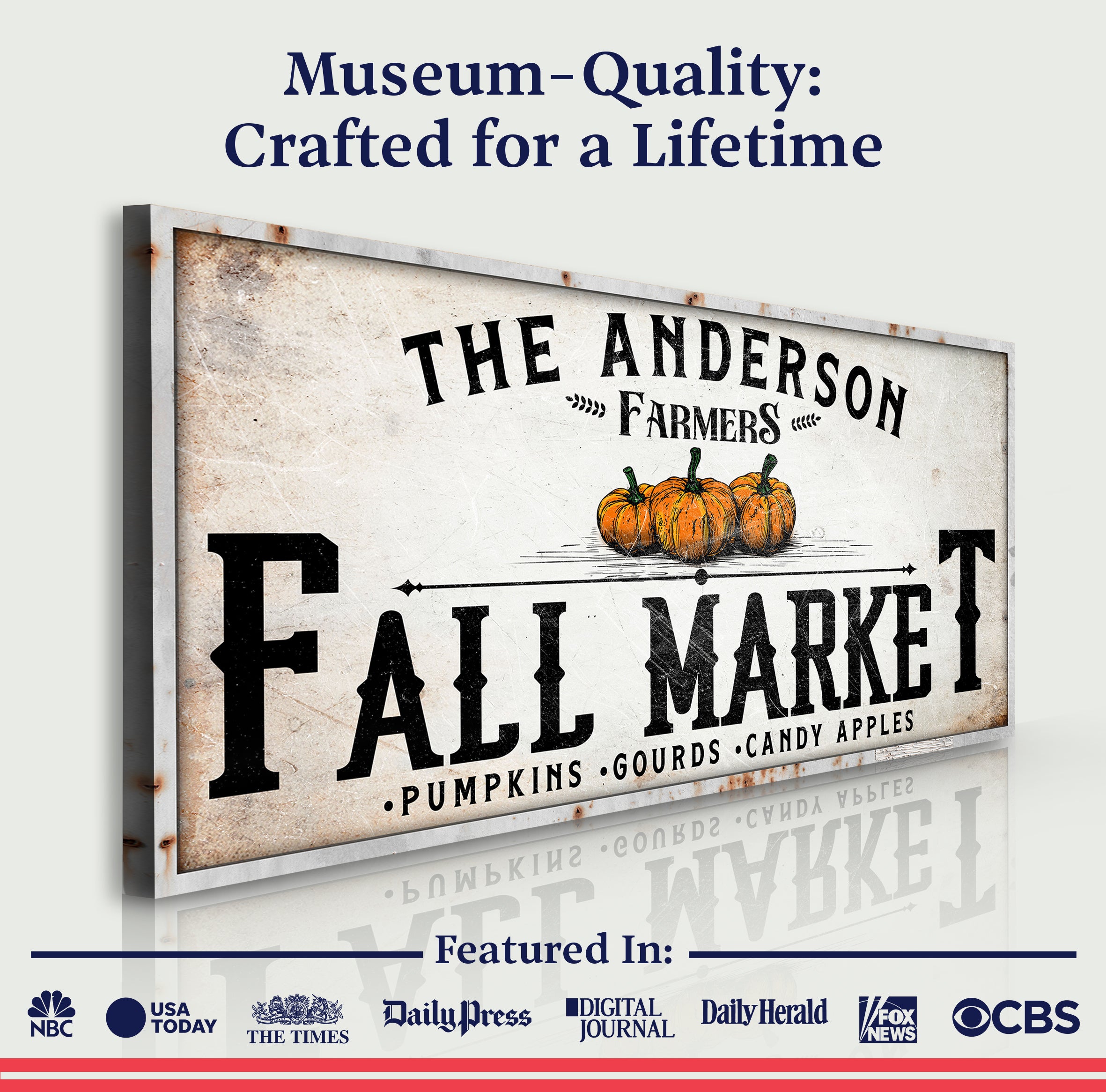 Farmers Fall Market Sign on sale at MyriadMart