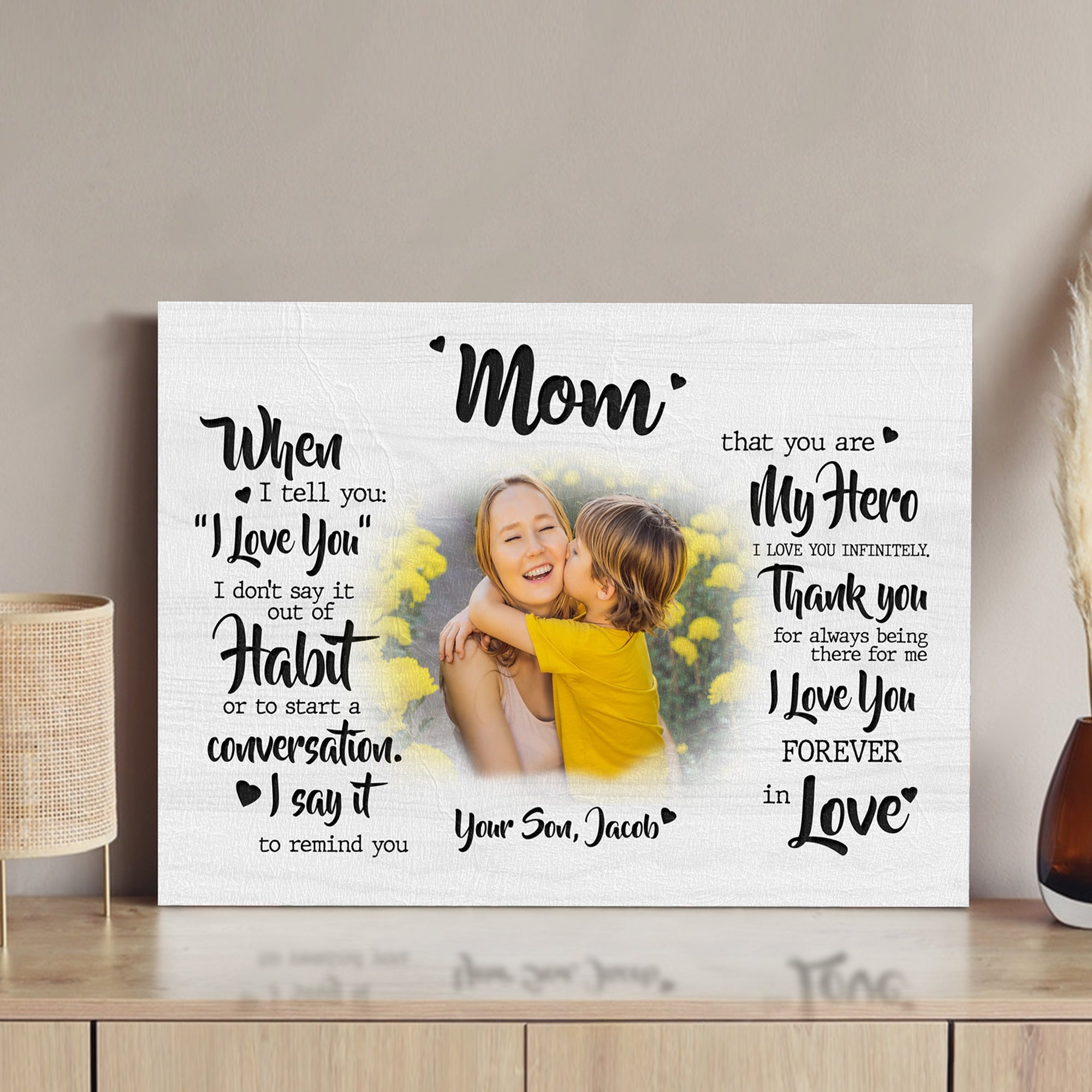 Mother's Day Sign My Hero on sale at MyriadMart