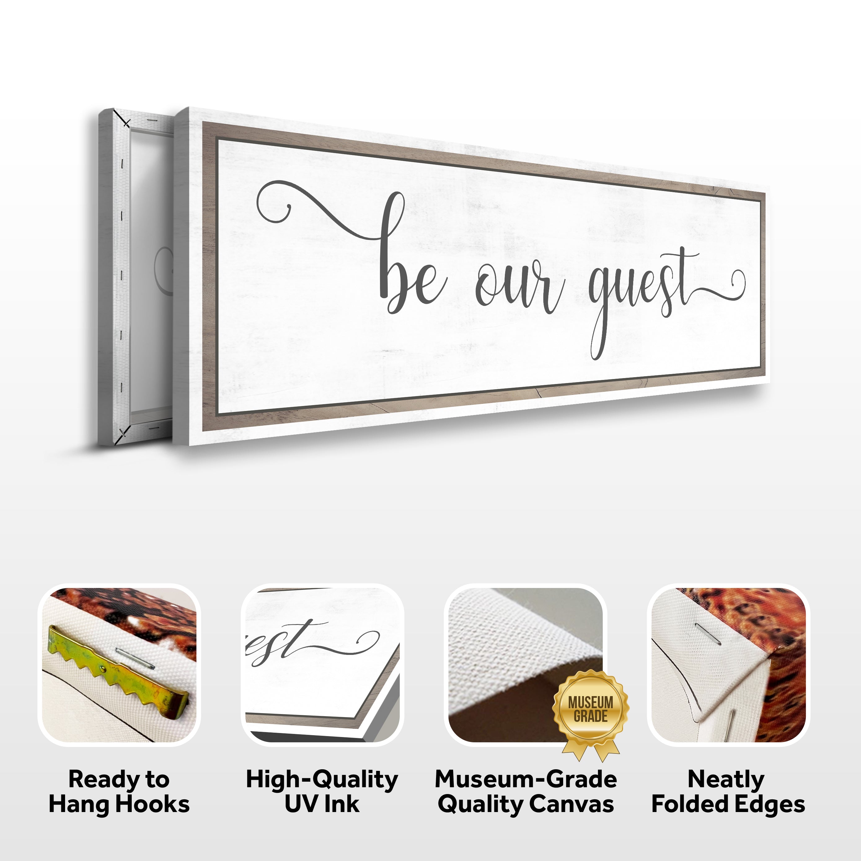 Be Our Guest Sign on sale at MyriadMart