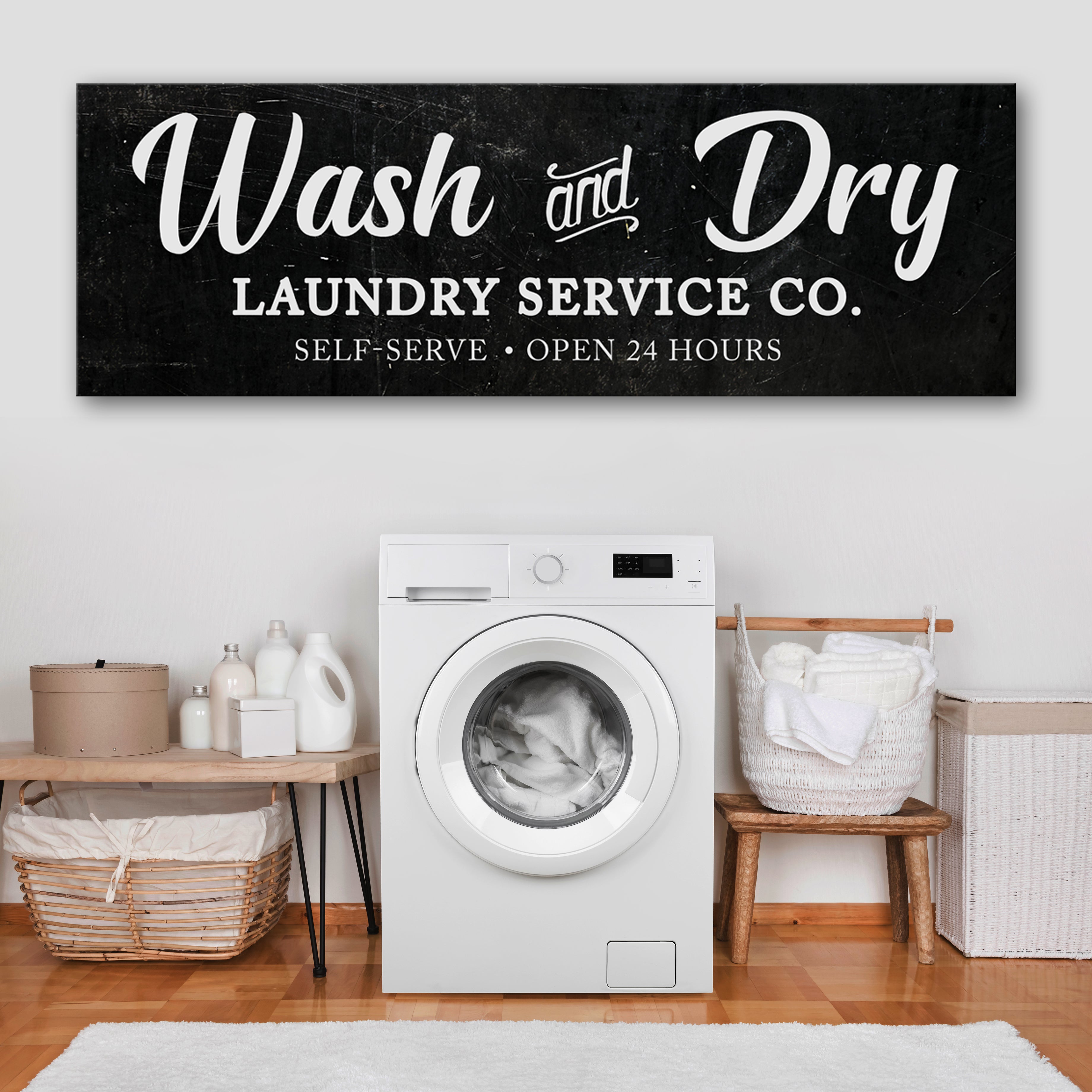 Wash And Dry Laundry Service Co Sign on sale at MyriadMart