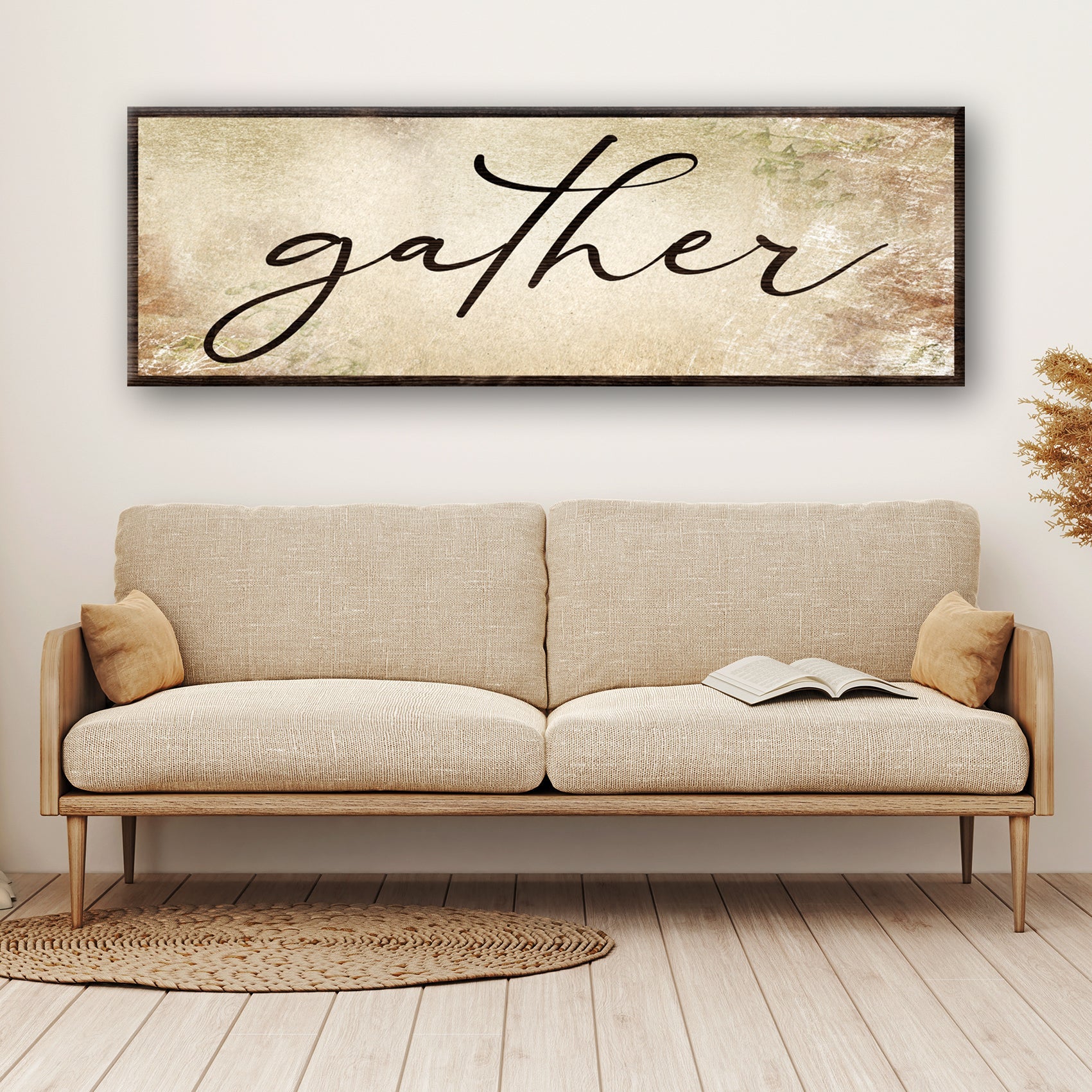 Gather Grunge Sign on sale at MyriadMart