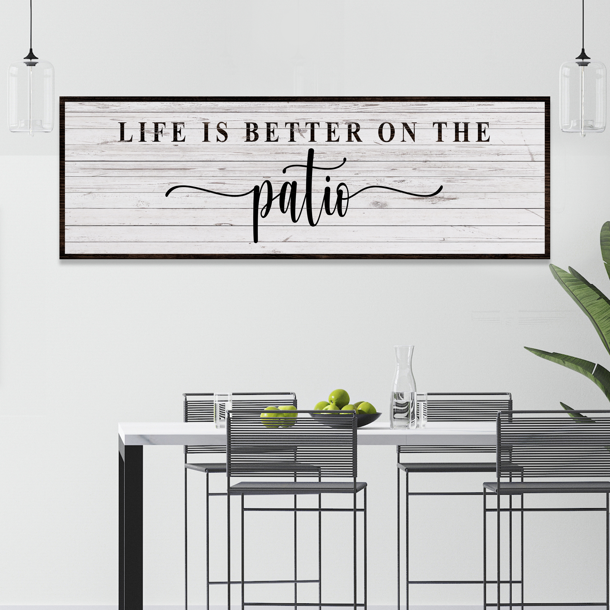 Life Is Better On The Patio Sign on sale at MyriadMart