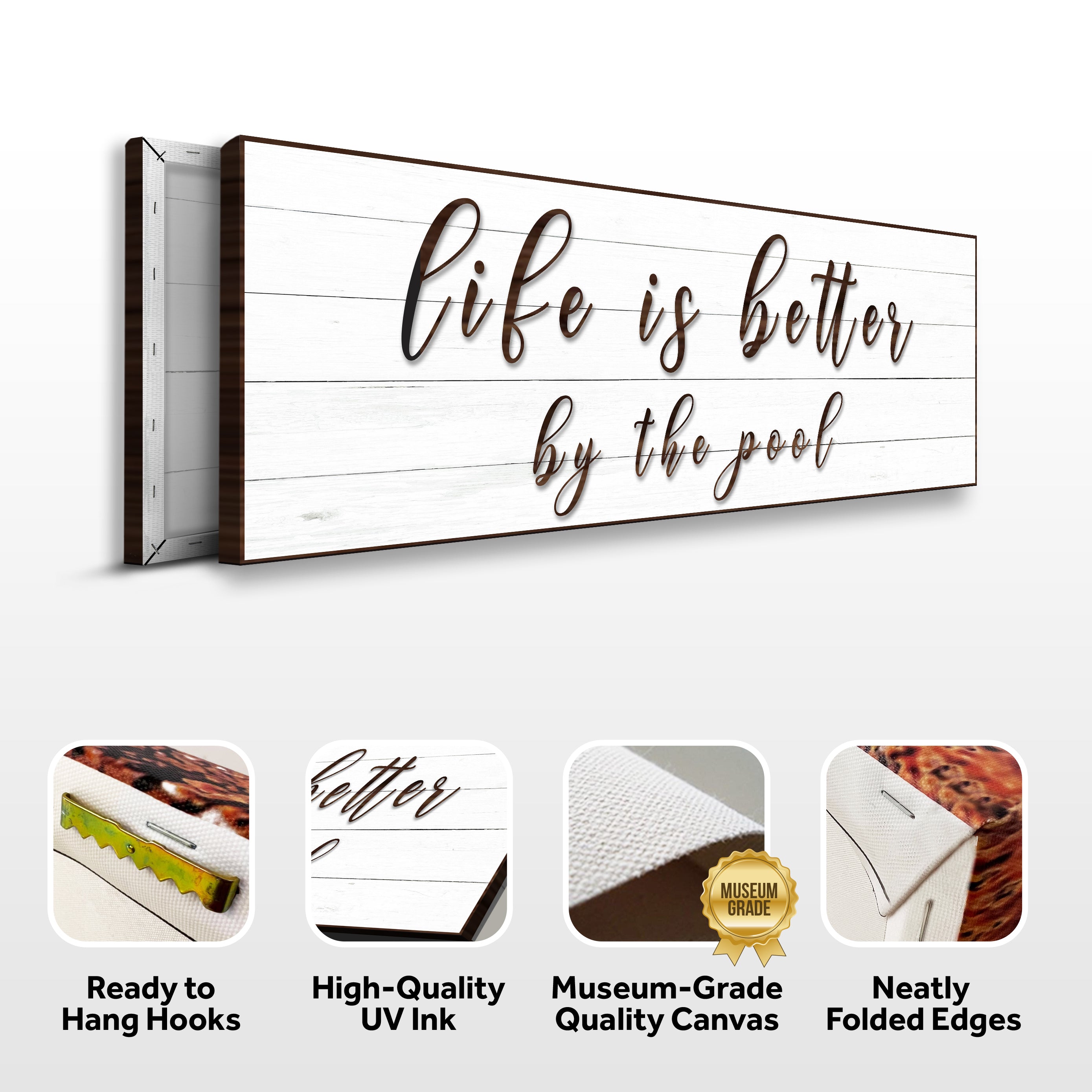Life Is Better By The Pool Sign on sale at MyriadMart