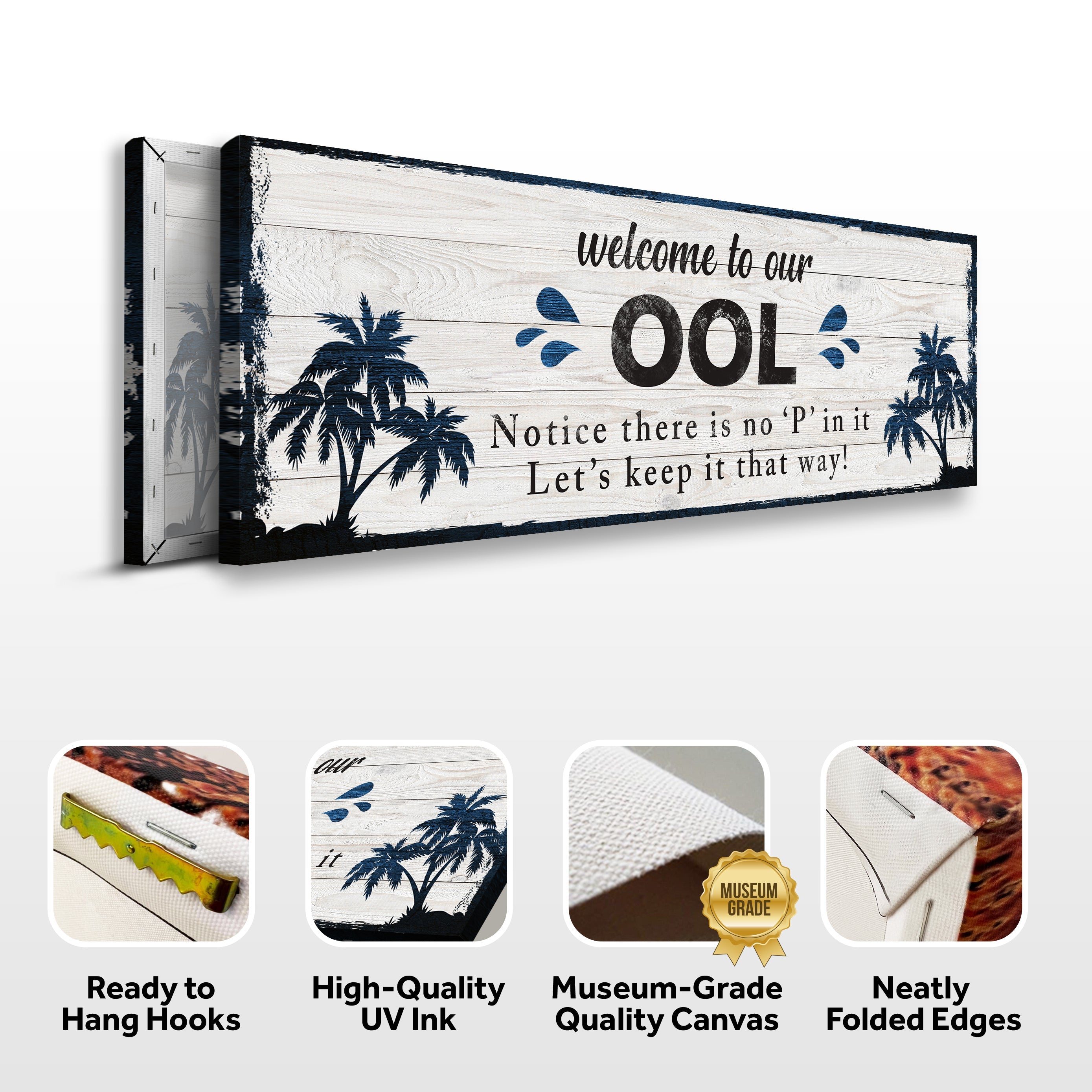 Welcome To Our Pool Sign on sale at MyriadMart