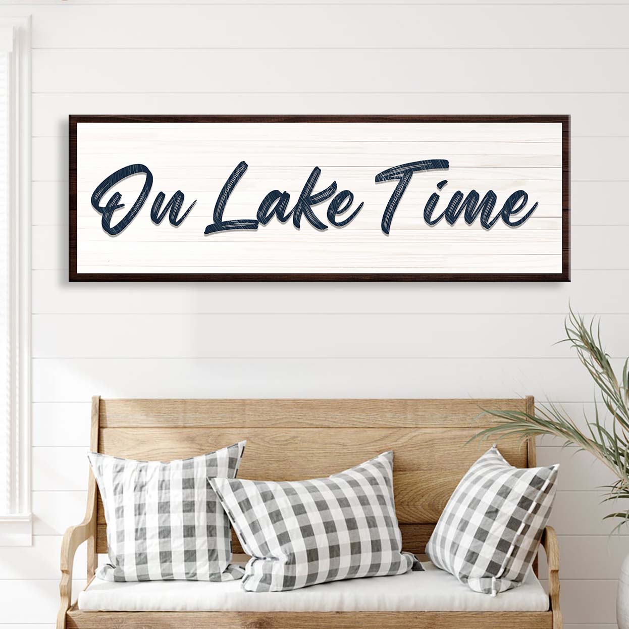 On Lake Time Sign III on sale at MyriadMart