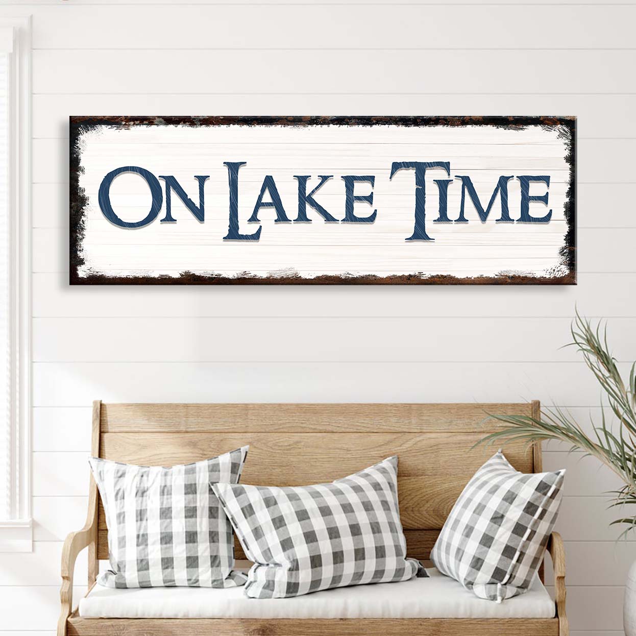 On Lake Time Sign IV on sale at MyriadMart