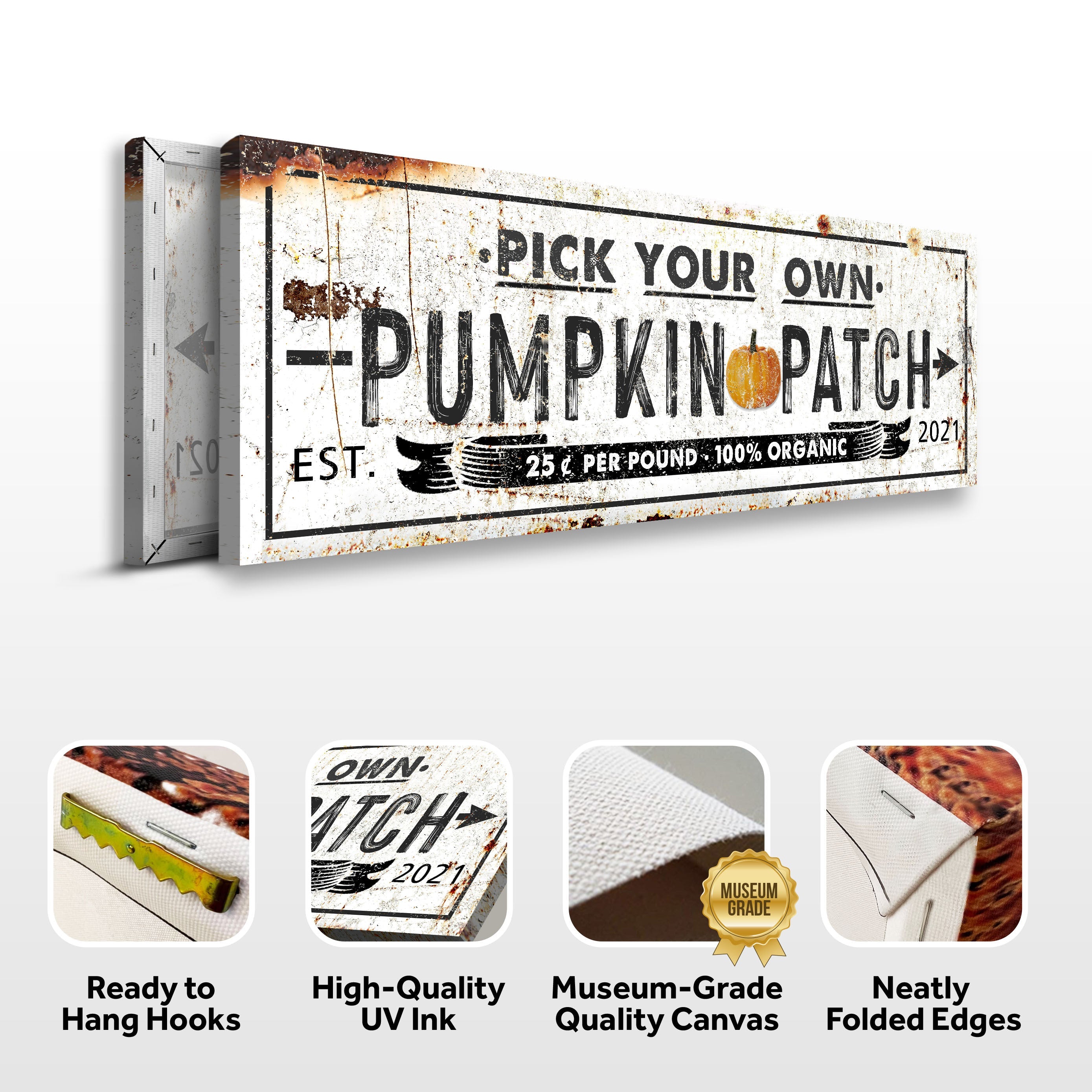 Pick Your Own Pumpkin Patch Sign on sale at MyriadMart