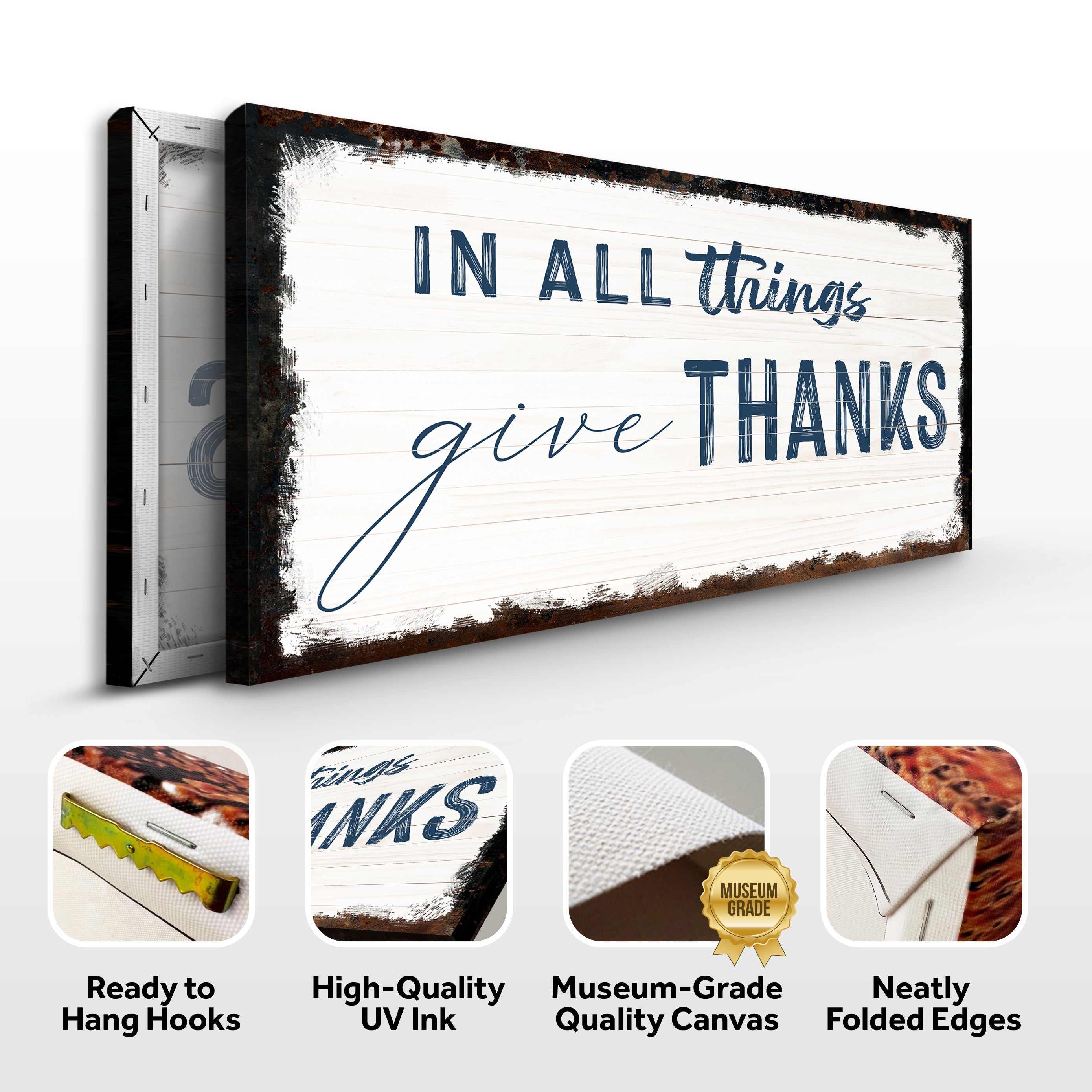 In All Things Give Thanks Sign II on sale at MyriadMart