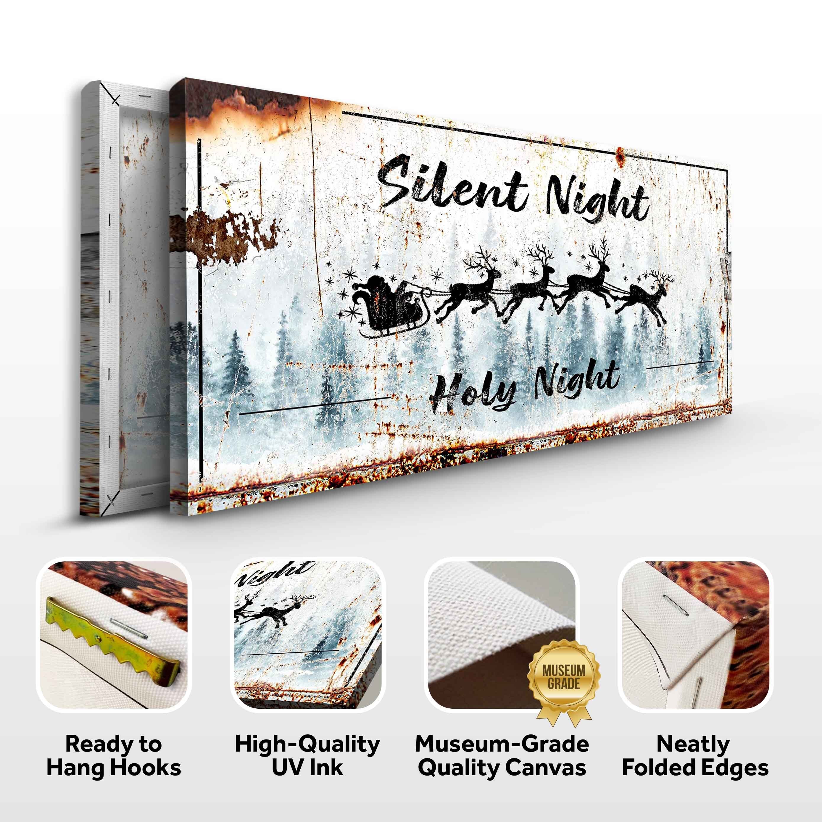 Silent Night Holy Night Sign on sale at MyriadMart