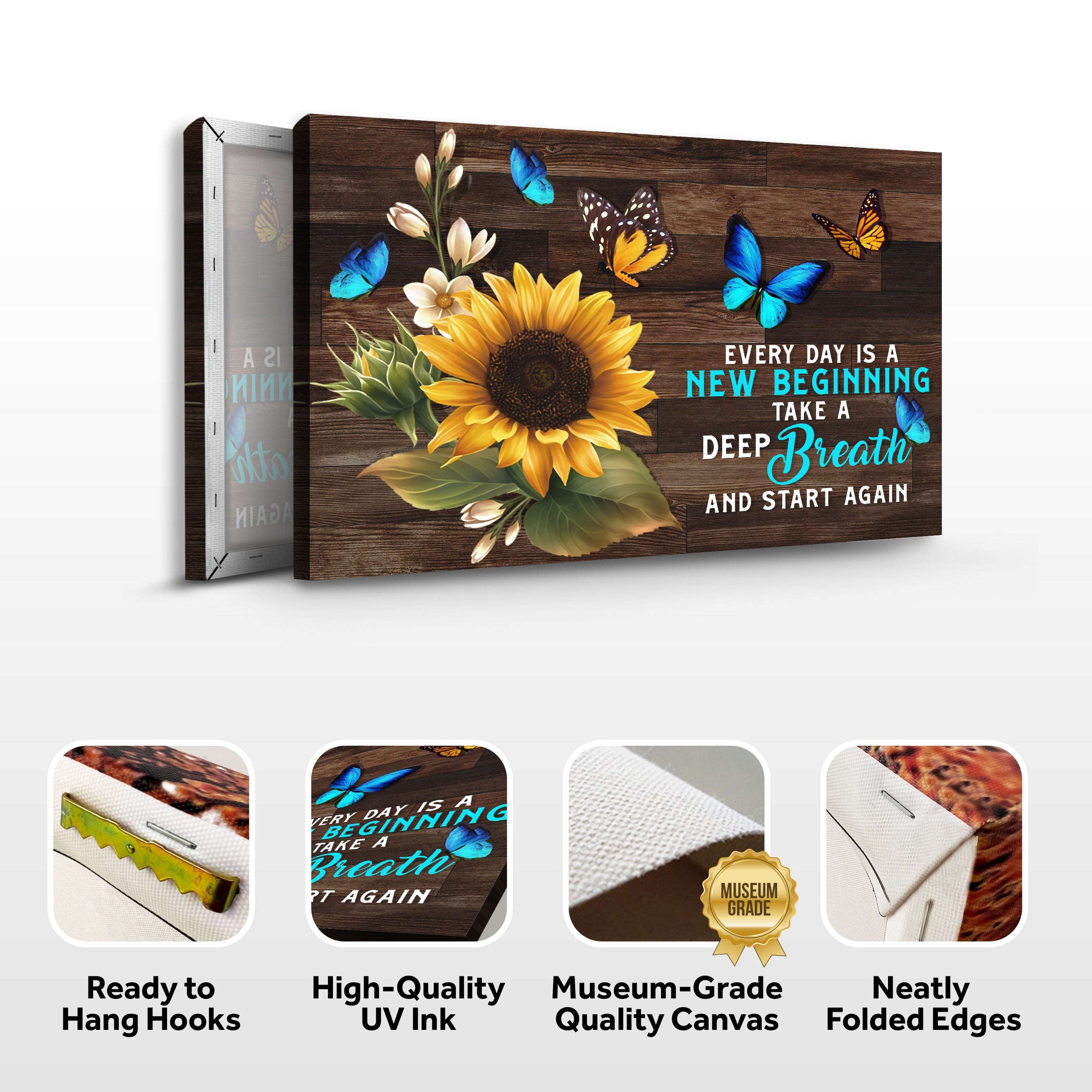 Everyday Is A New Beginning Sign on sale at MyriadMart