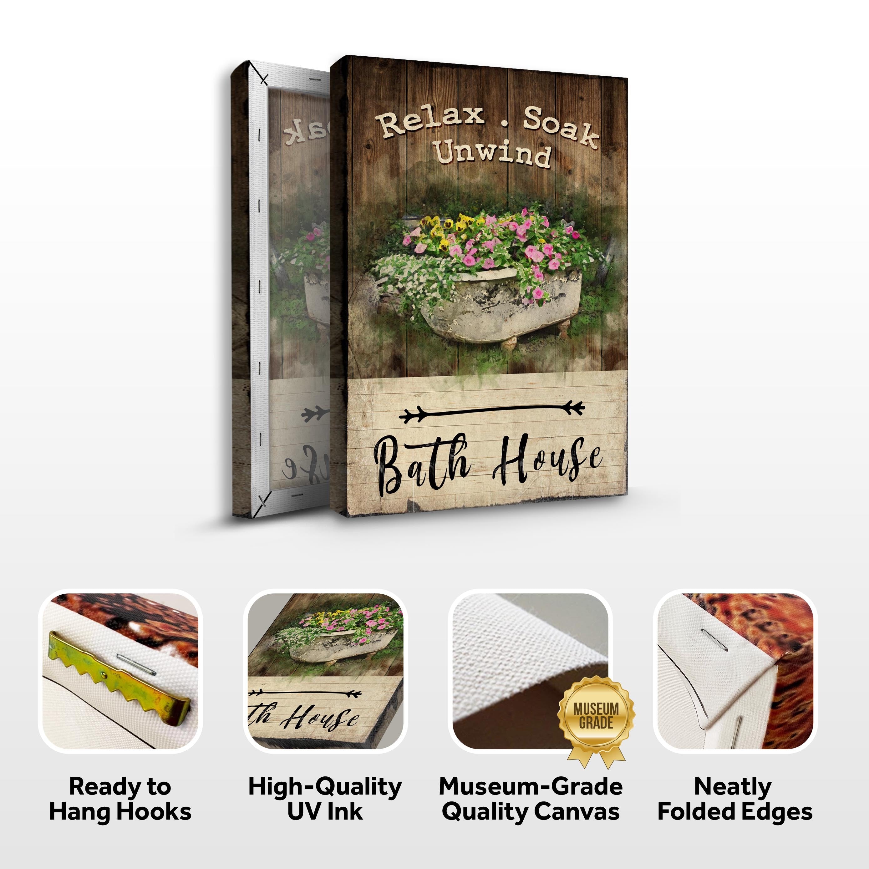 Relax Soak Unwind Sign VII on sale at MyriadMart