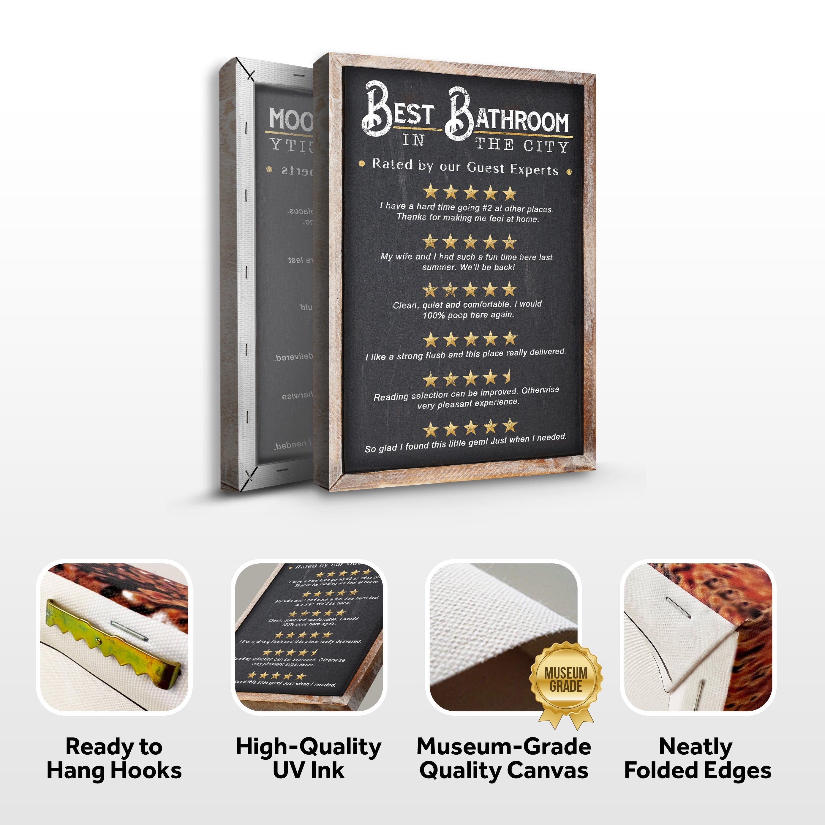 Best Bathroom In The City Sign II on sale at MyriadMart