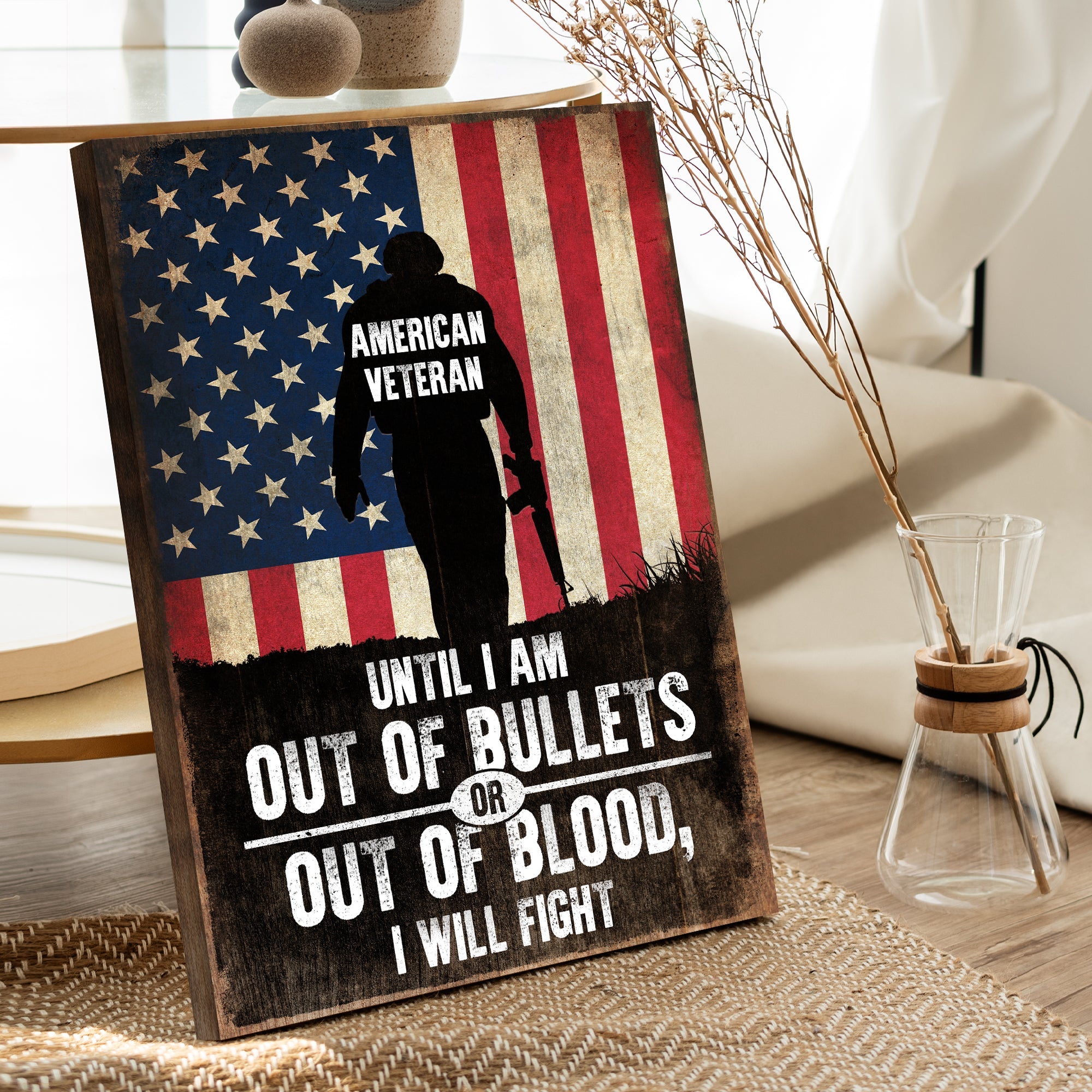 Until I Am Out Of Bullets Sign on sale at MyriadMart