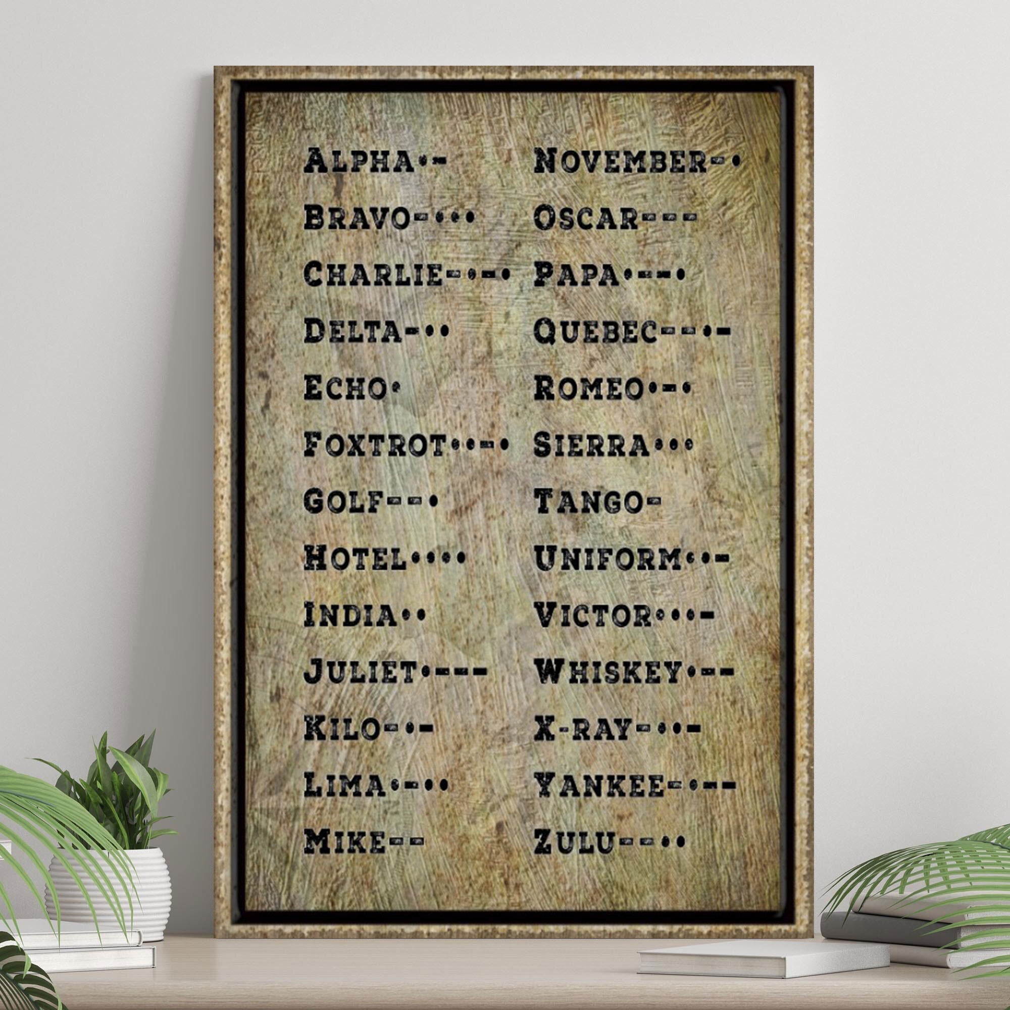 Morse Code Sign on sale at MyriadMart