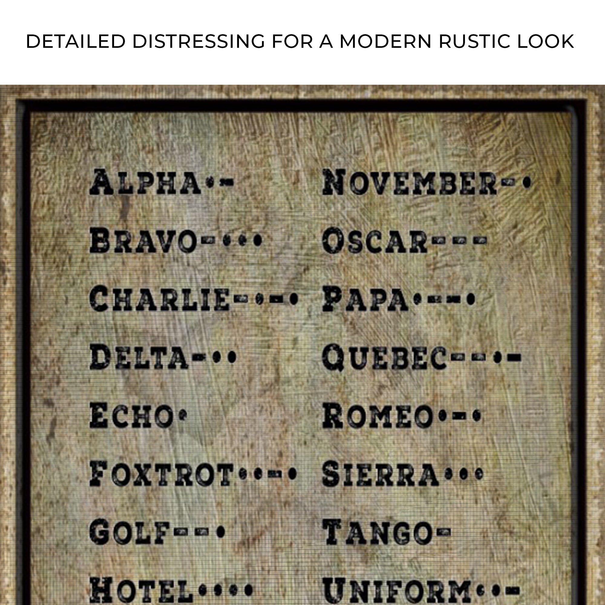 Morse Code Sign on sale at MyriadMart