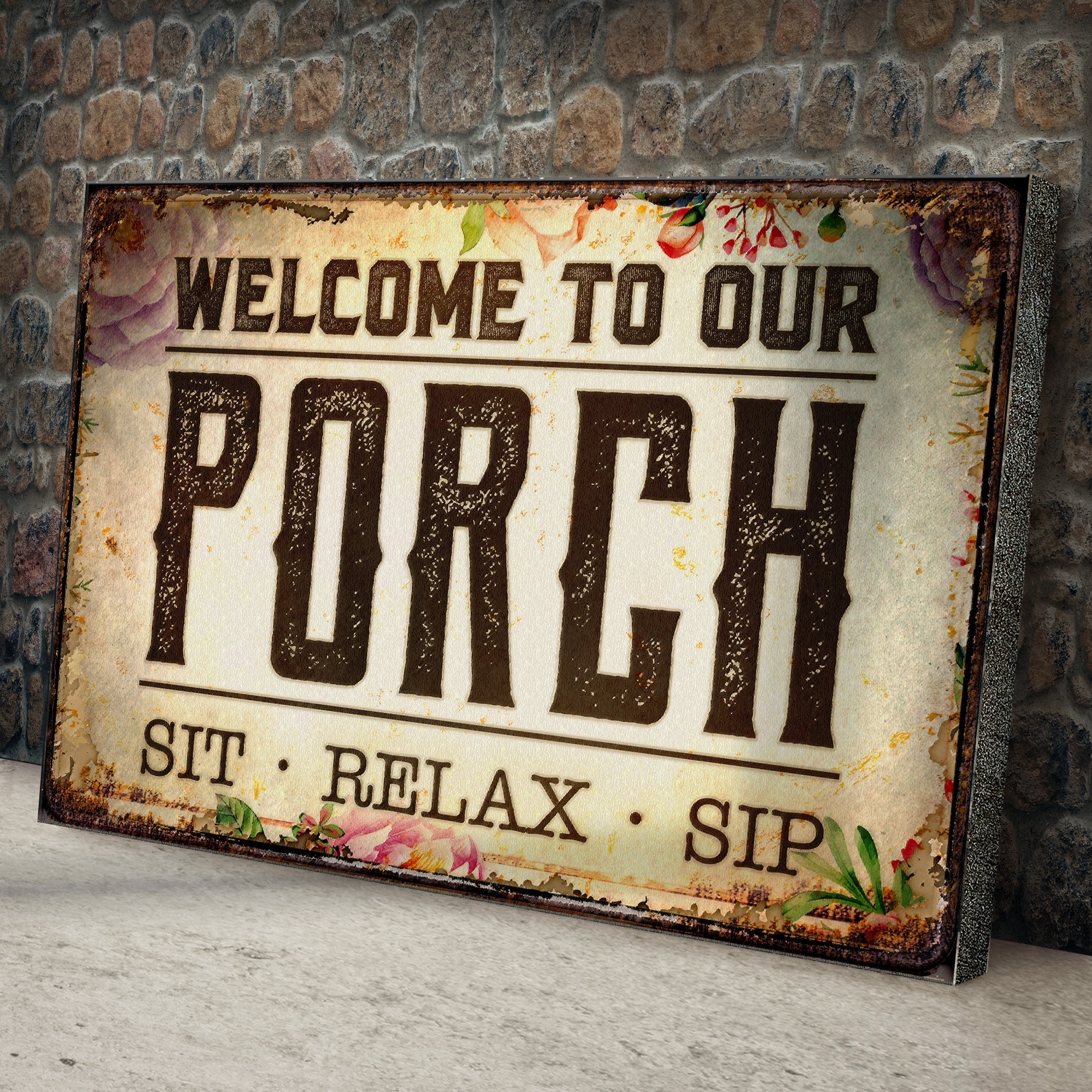 Welcome To Our Porch Sign III on sale at MyriadMart