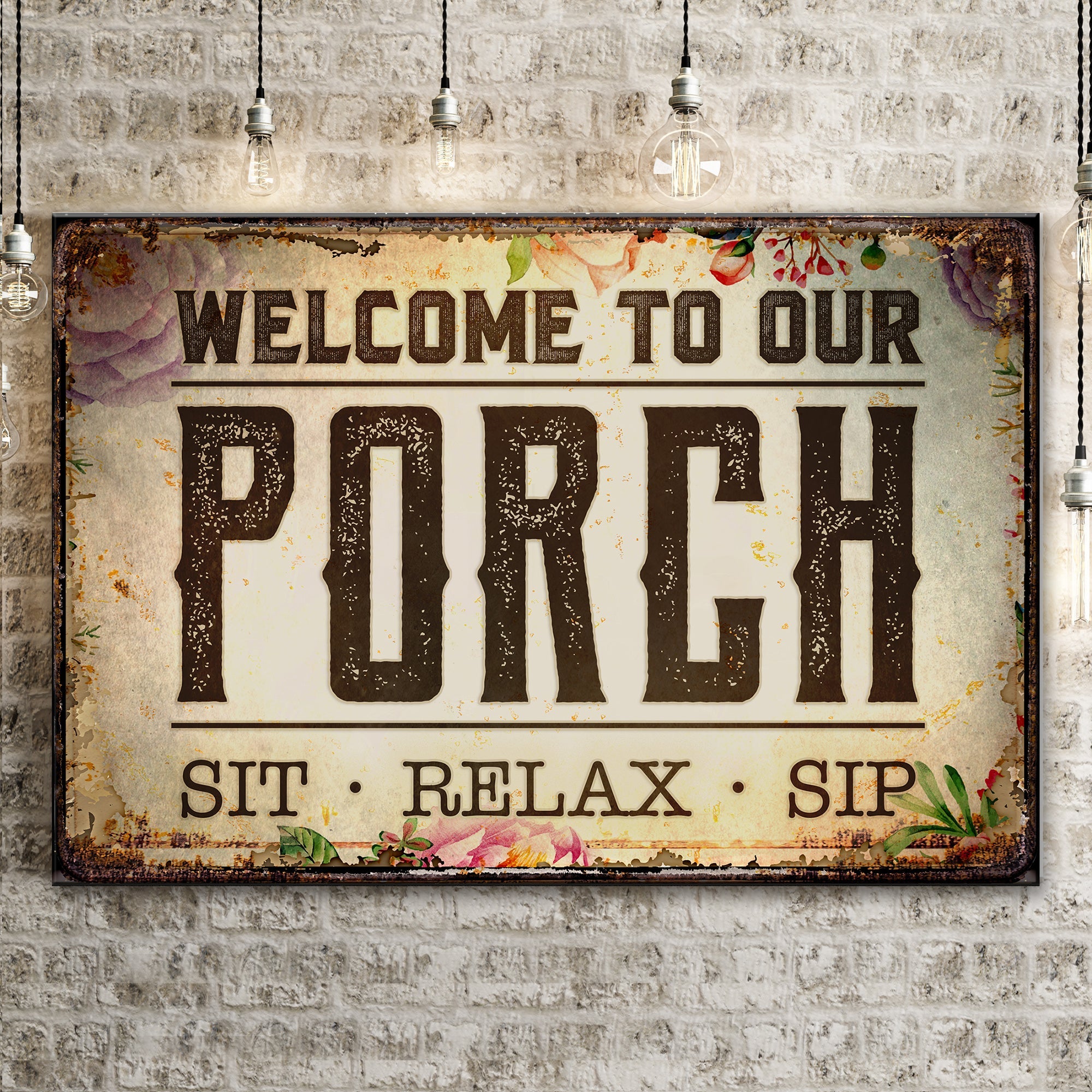 Welcome To Our Porch Sign III on sale at MyriadMart