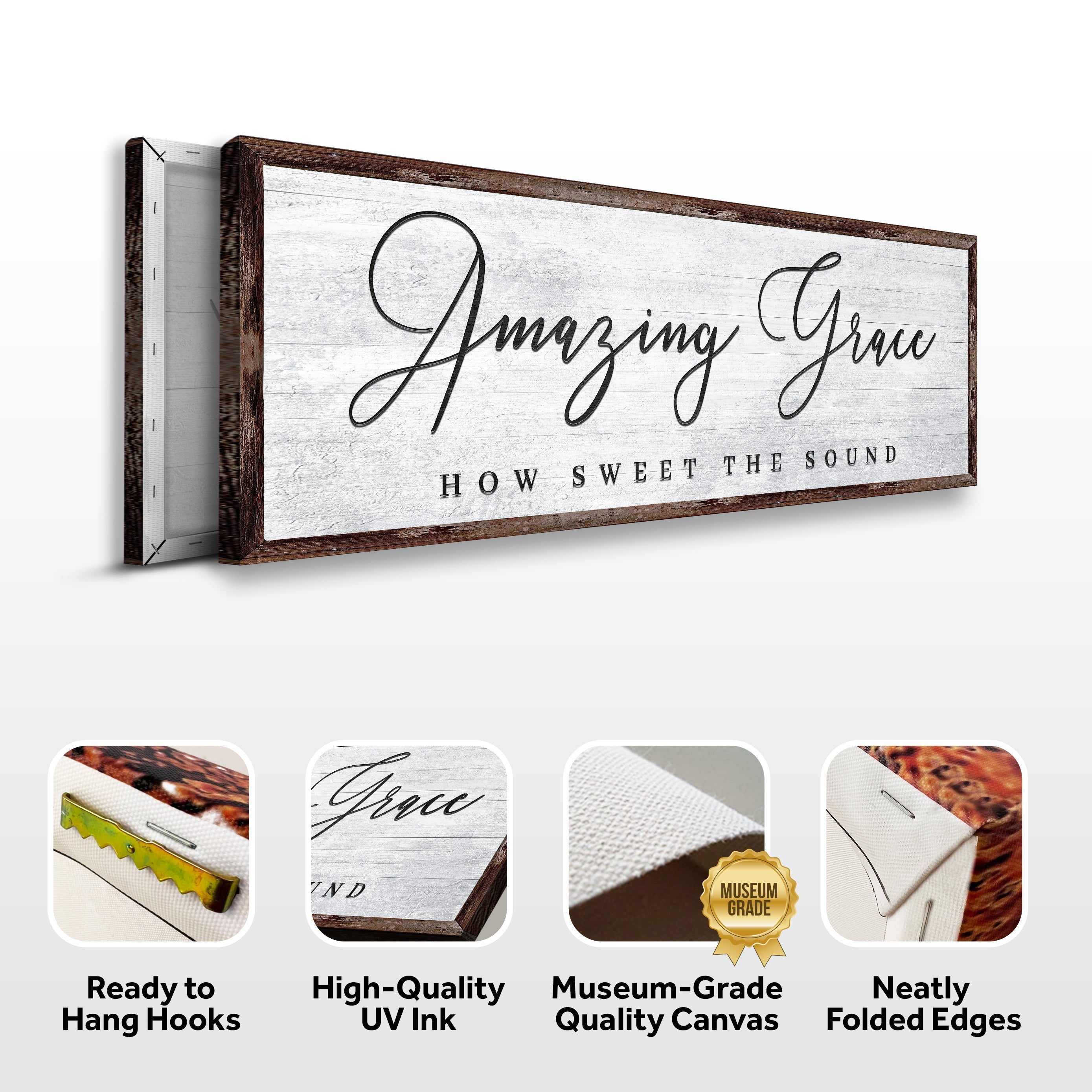 Amazing Grace How Sweet The Sound Sign on sale at MyriadMart