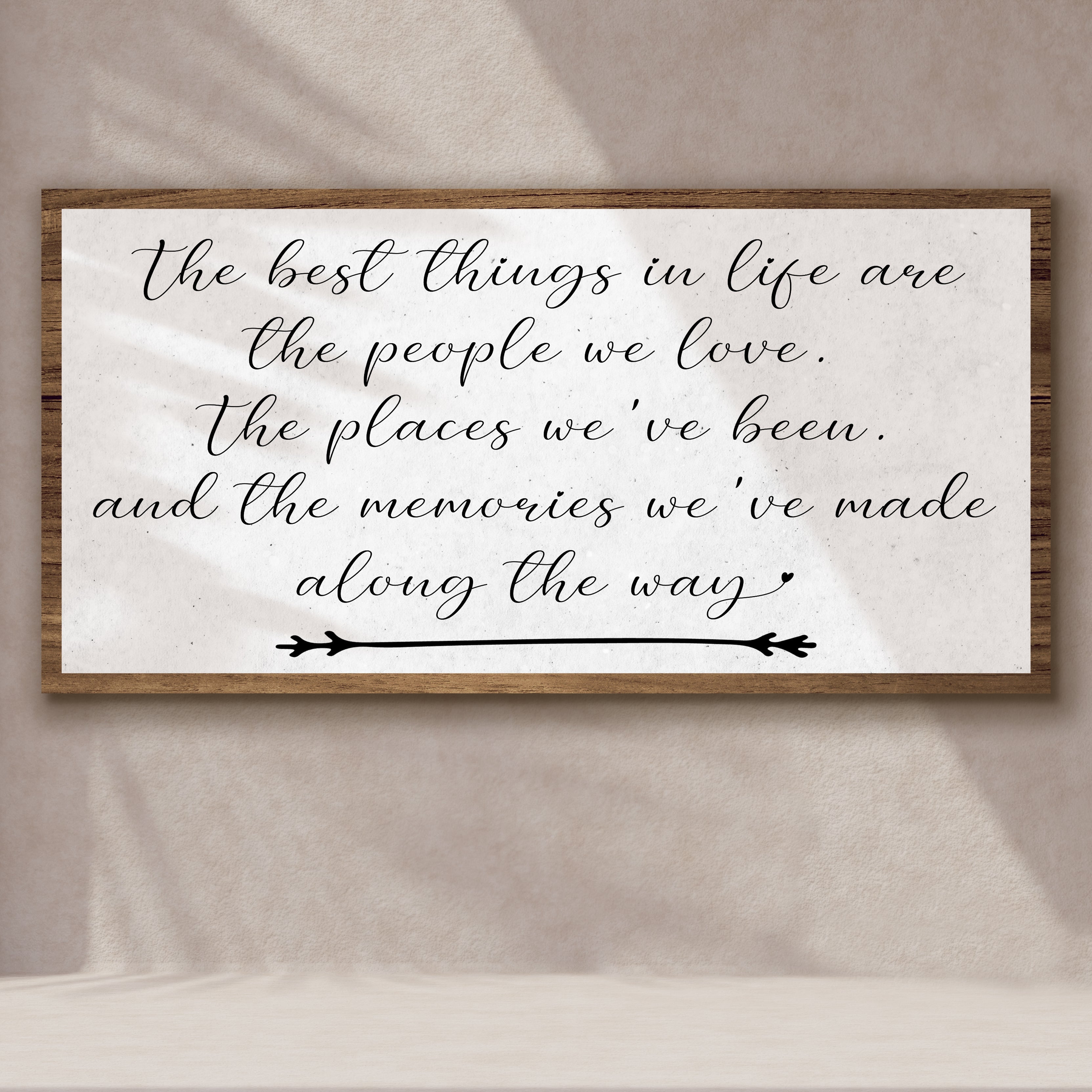 The Best Things In Life Sign II on sale at MyriadMart