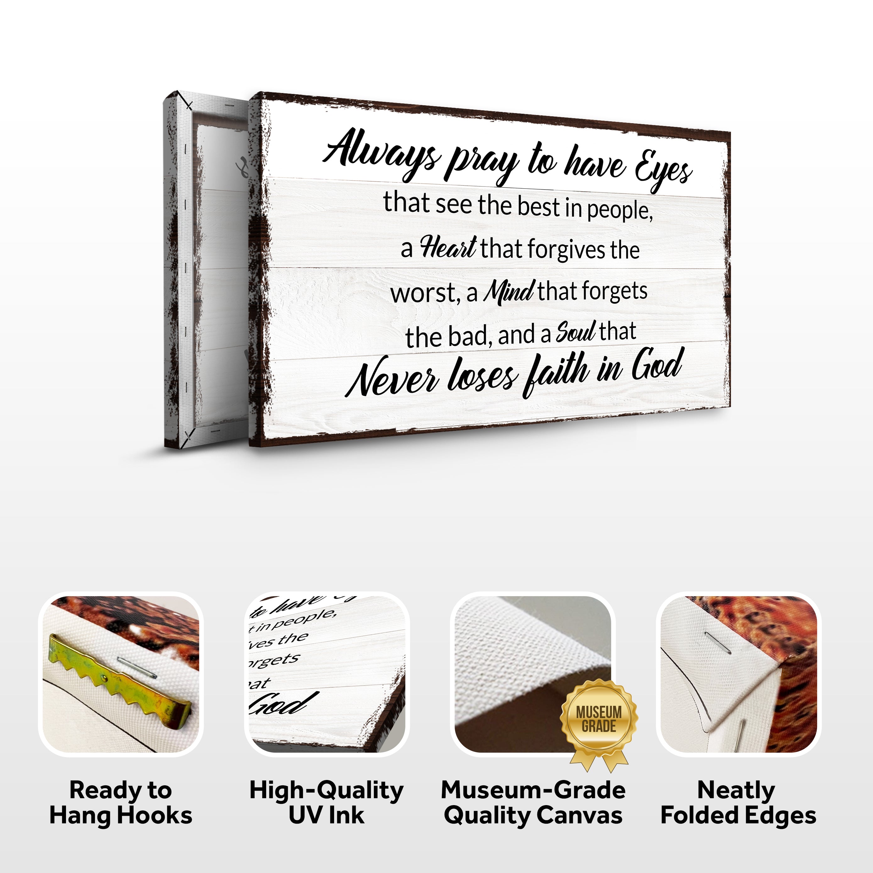 Always Pray To Have Eyes Sign II on sale at MyriadMart