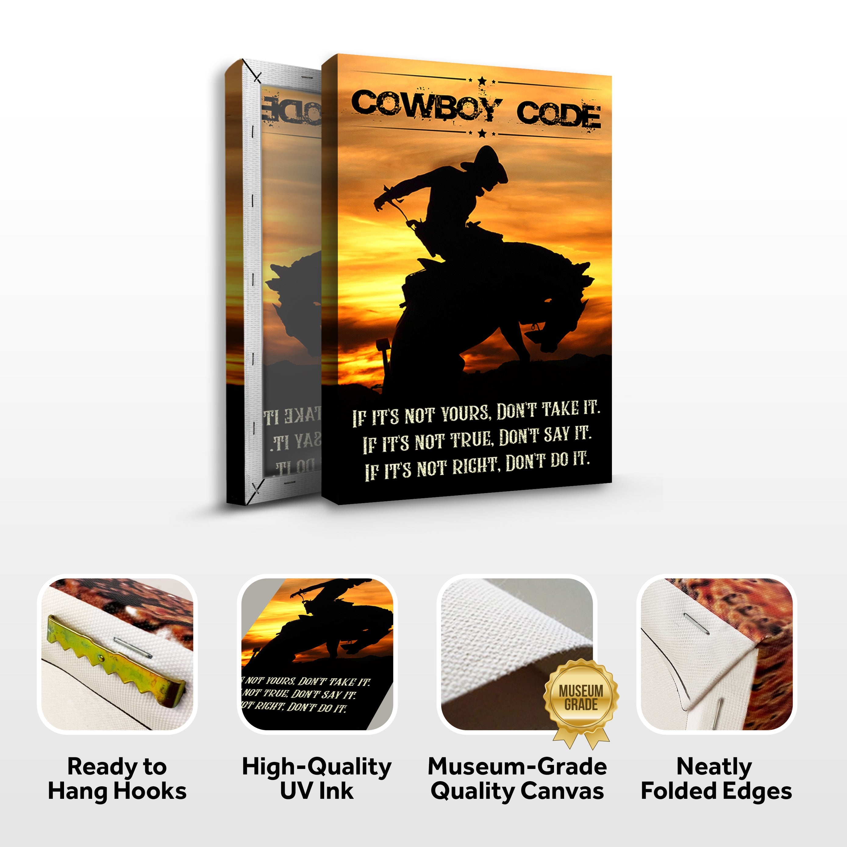 Cowboy Code Sign II on sale at MyriadMart