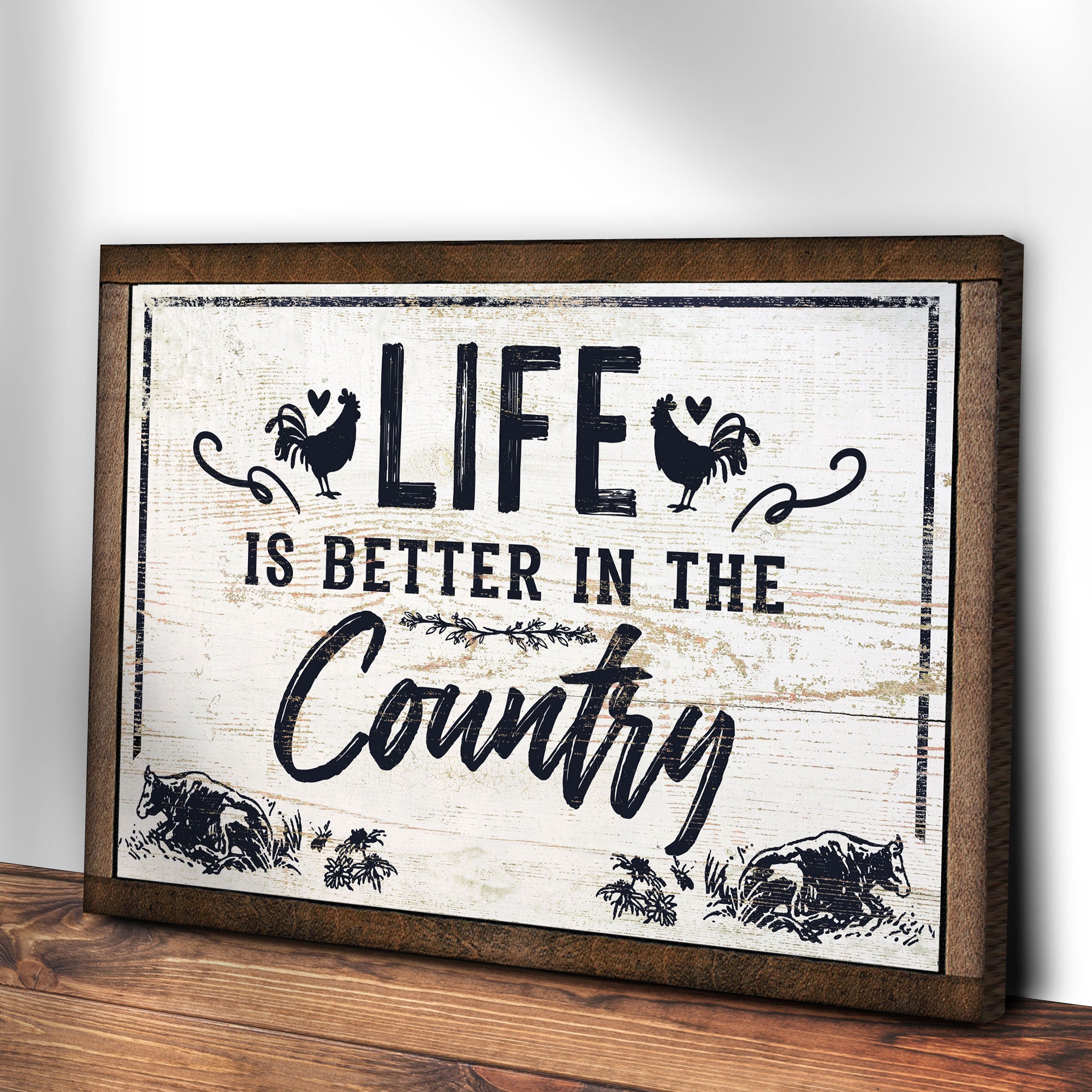 Life Is Better In The Country Sign on sale at MyriadMart