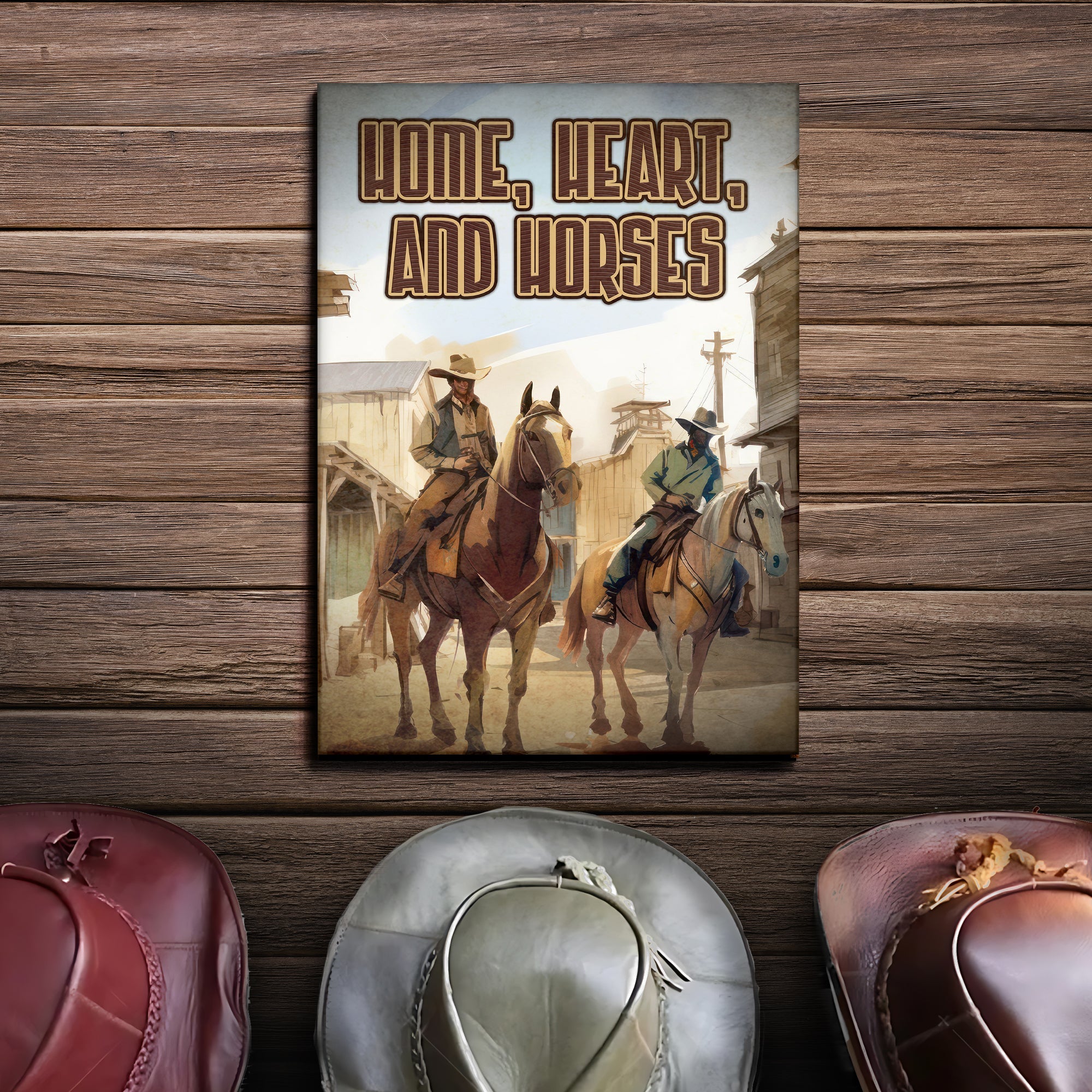 Home, Hearts, And Horses Western Sayings For Signs on sale at MyriadMart