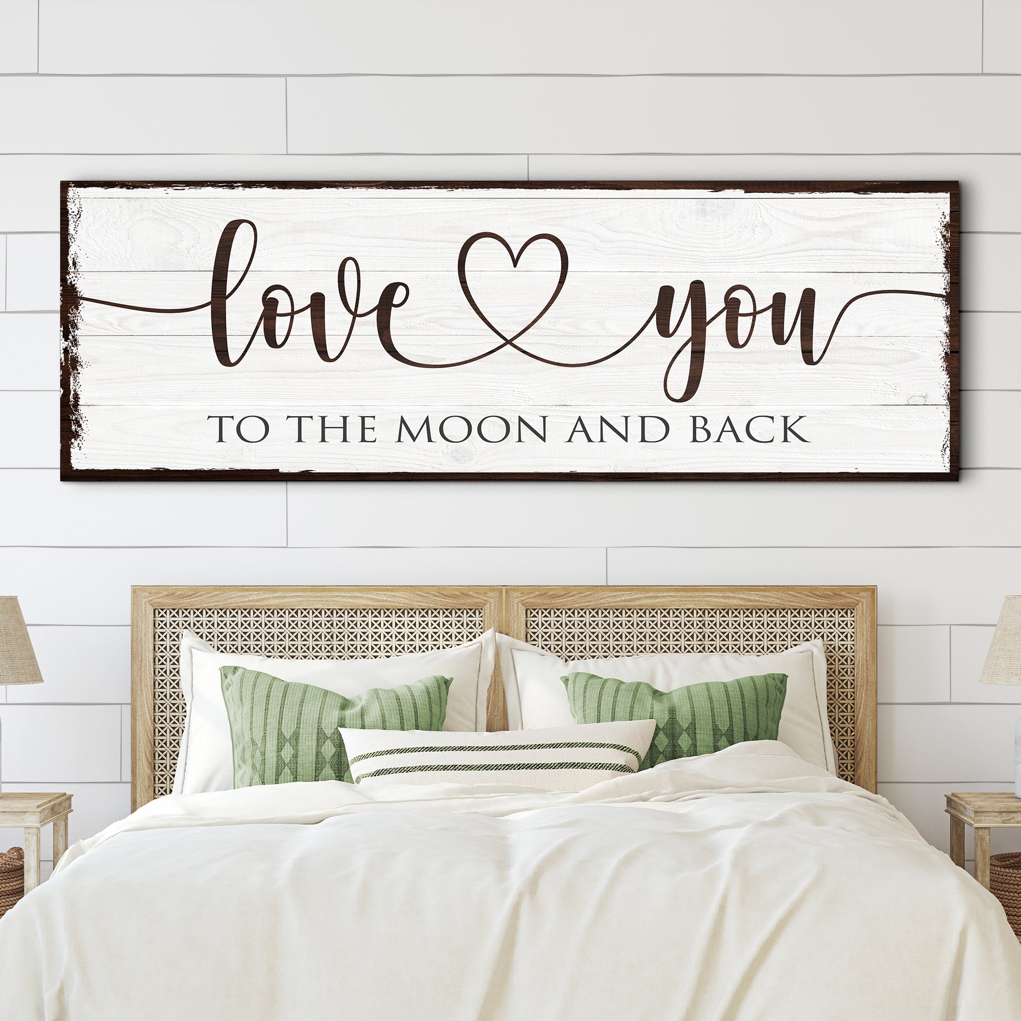 Love You To The Moon And Back Sign on sale at MyriadMart