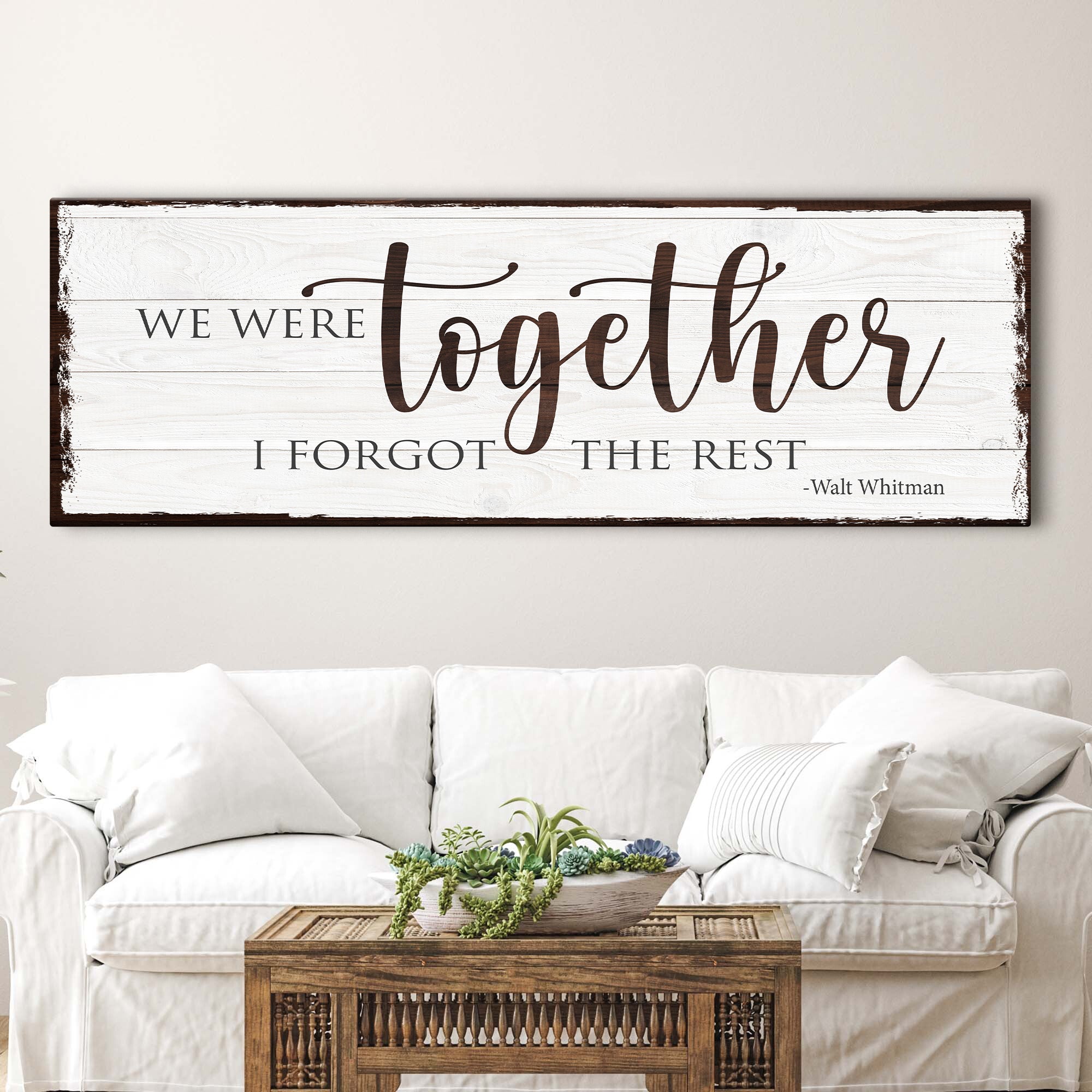 We Were Together, I Forget The Rest Sign on sale at MyriadMart