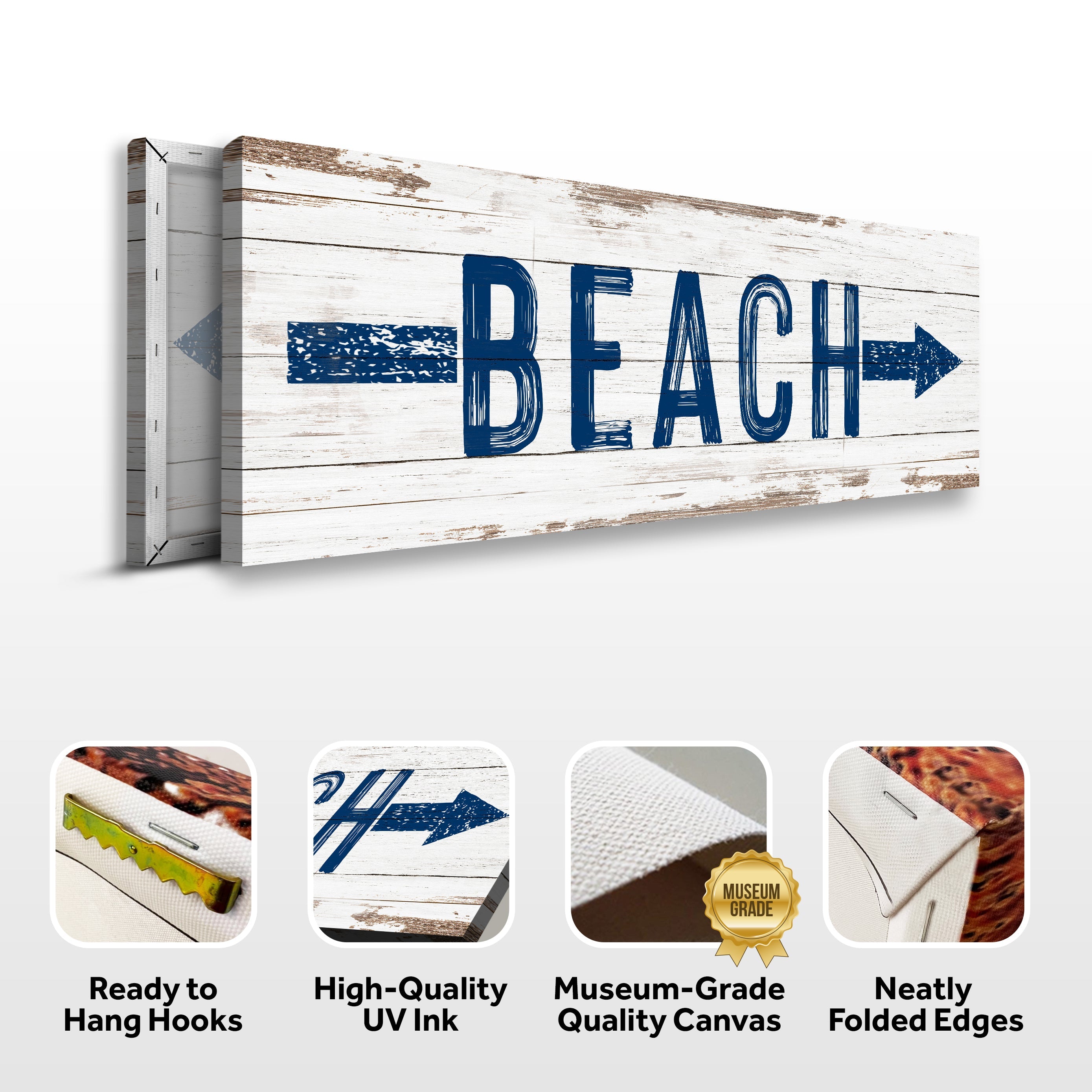 Shore Direction Arrow Beach Sign II on sale at MyriadMart