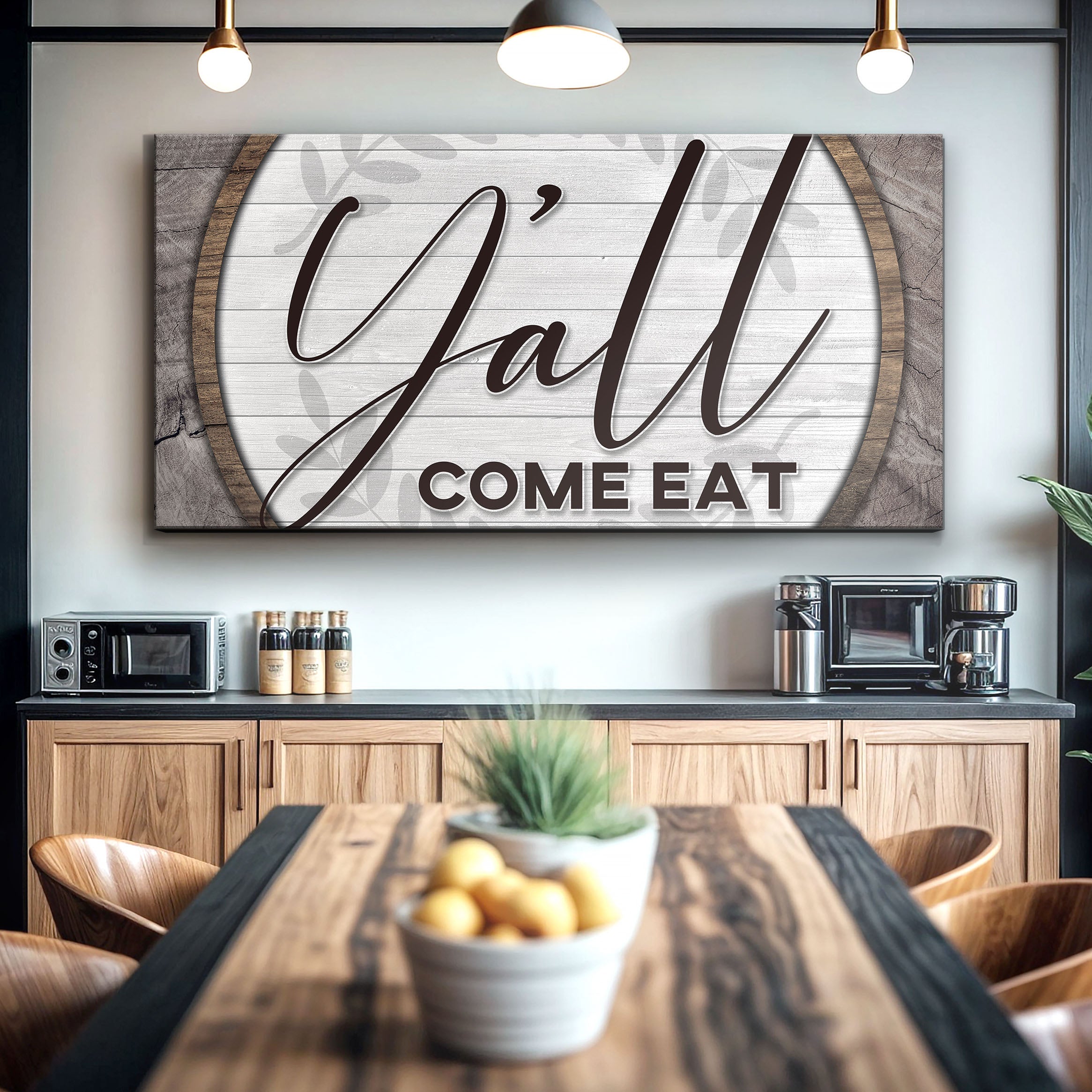 Y'all Come Eat Kitchen Sign on sale at MyriadMart