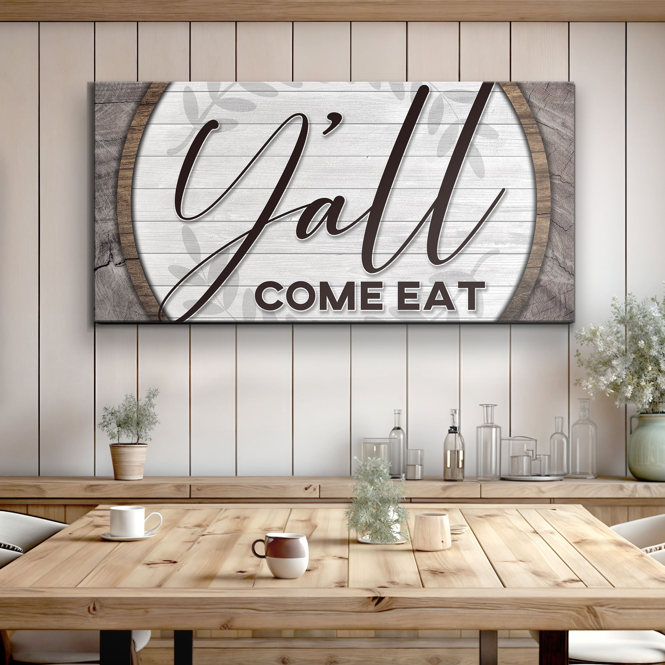 Y'all Come Eat Kitchen Sign on sale at MyriadMart