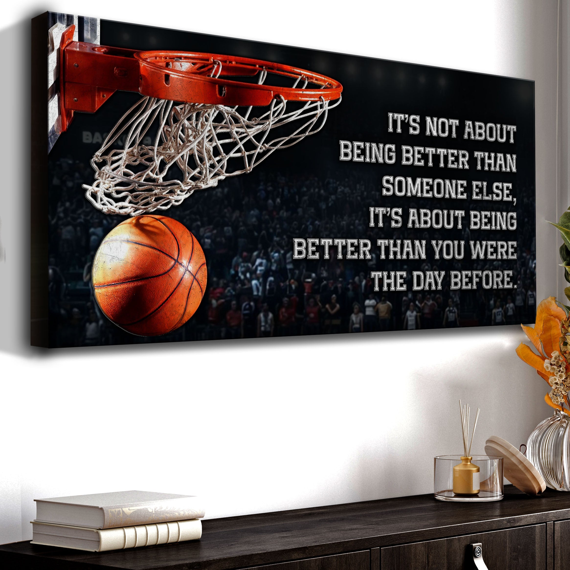 Motivation Basketball Wall Art on sale at MyriadMart
