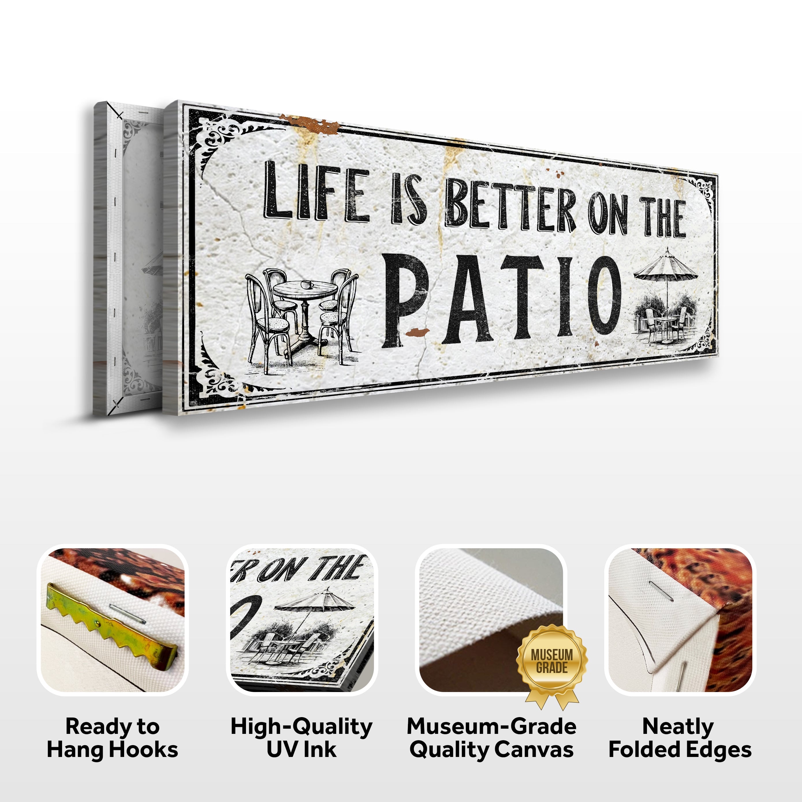 Life Is Better On The Patio Sign IV on sale at MyriadMart