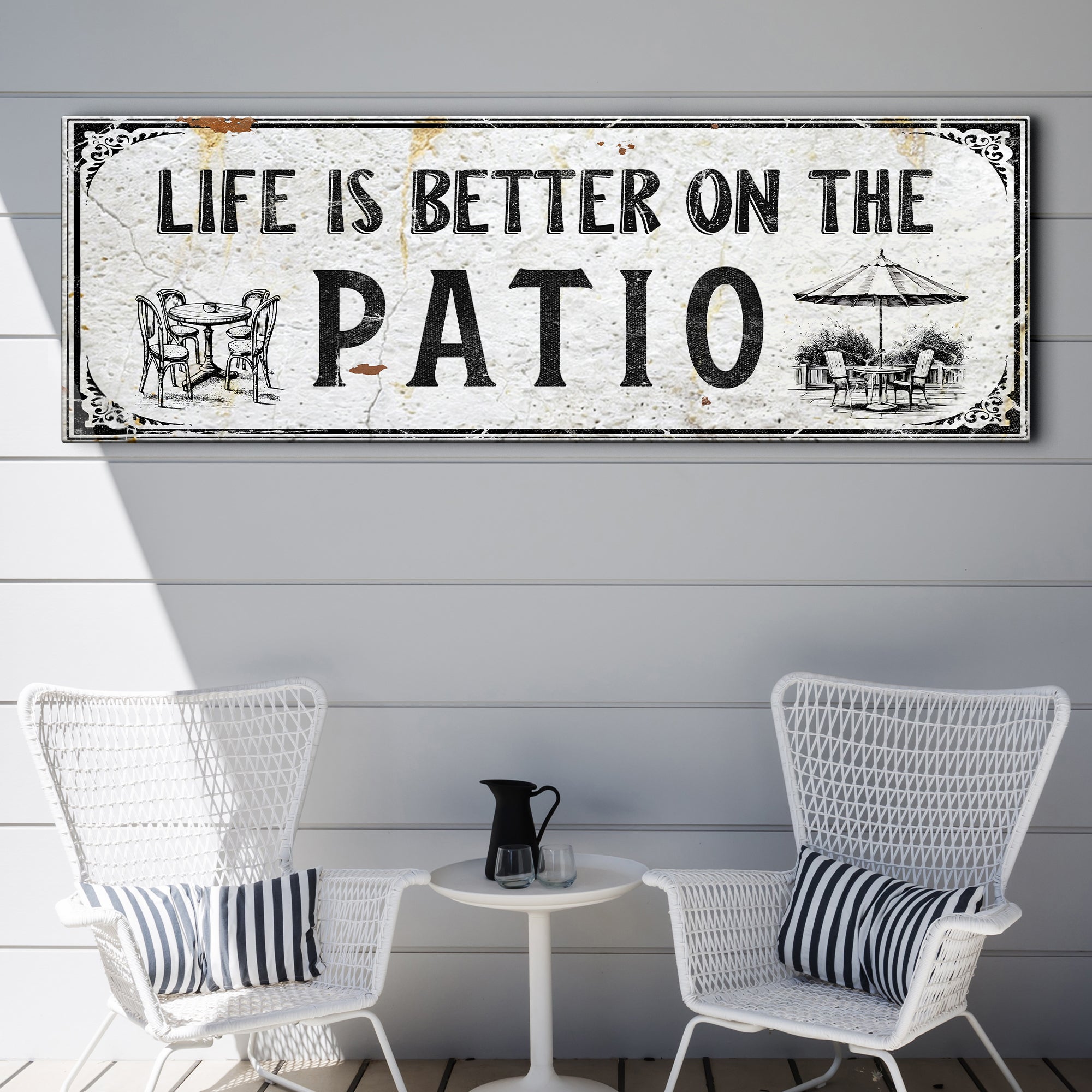 Life Is Better On The Patio Sign IV on sale at MyriadMart