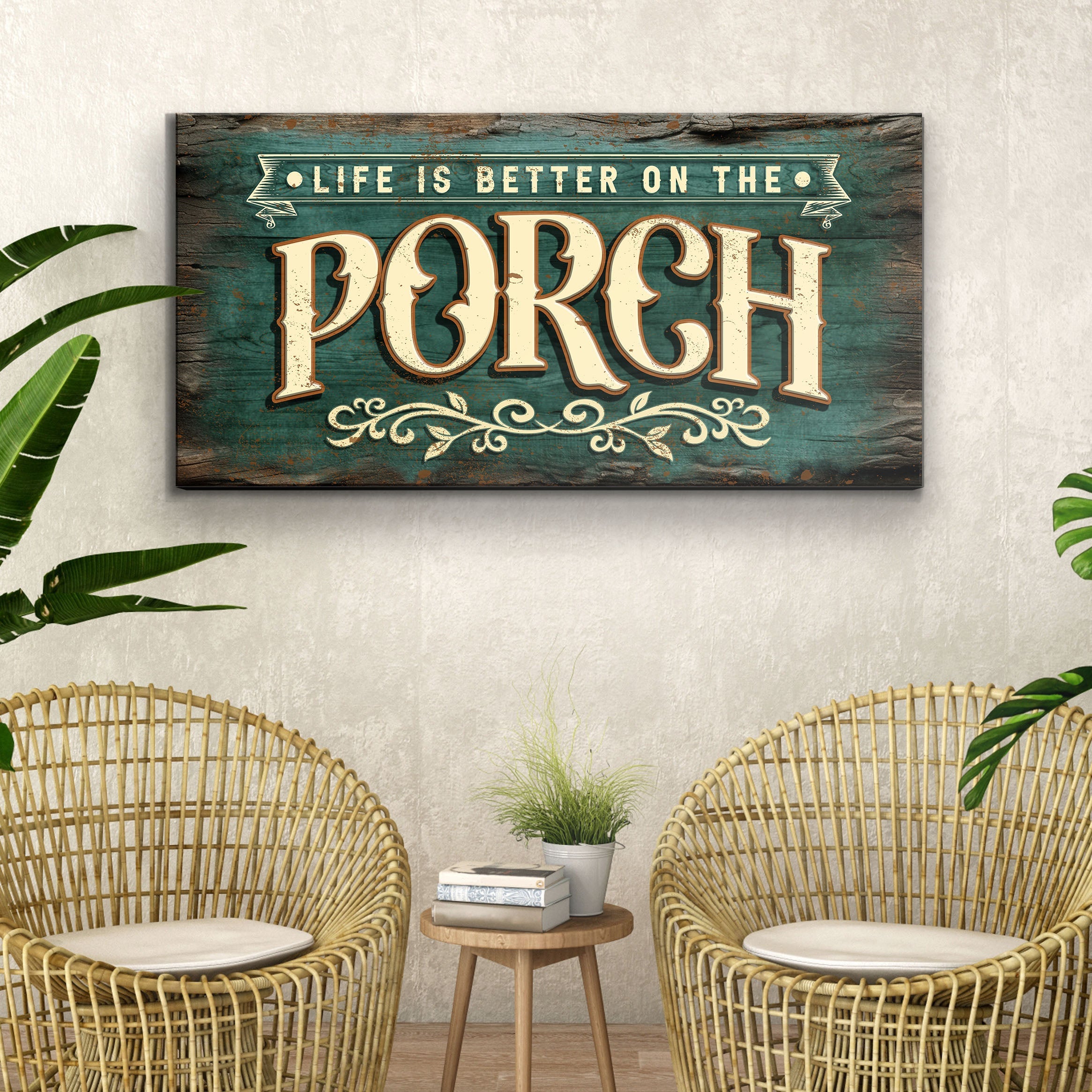 Life Is Better On The Porch Sign III on sale at MyriadMart