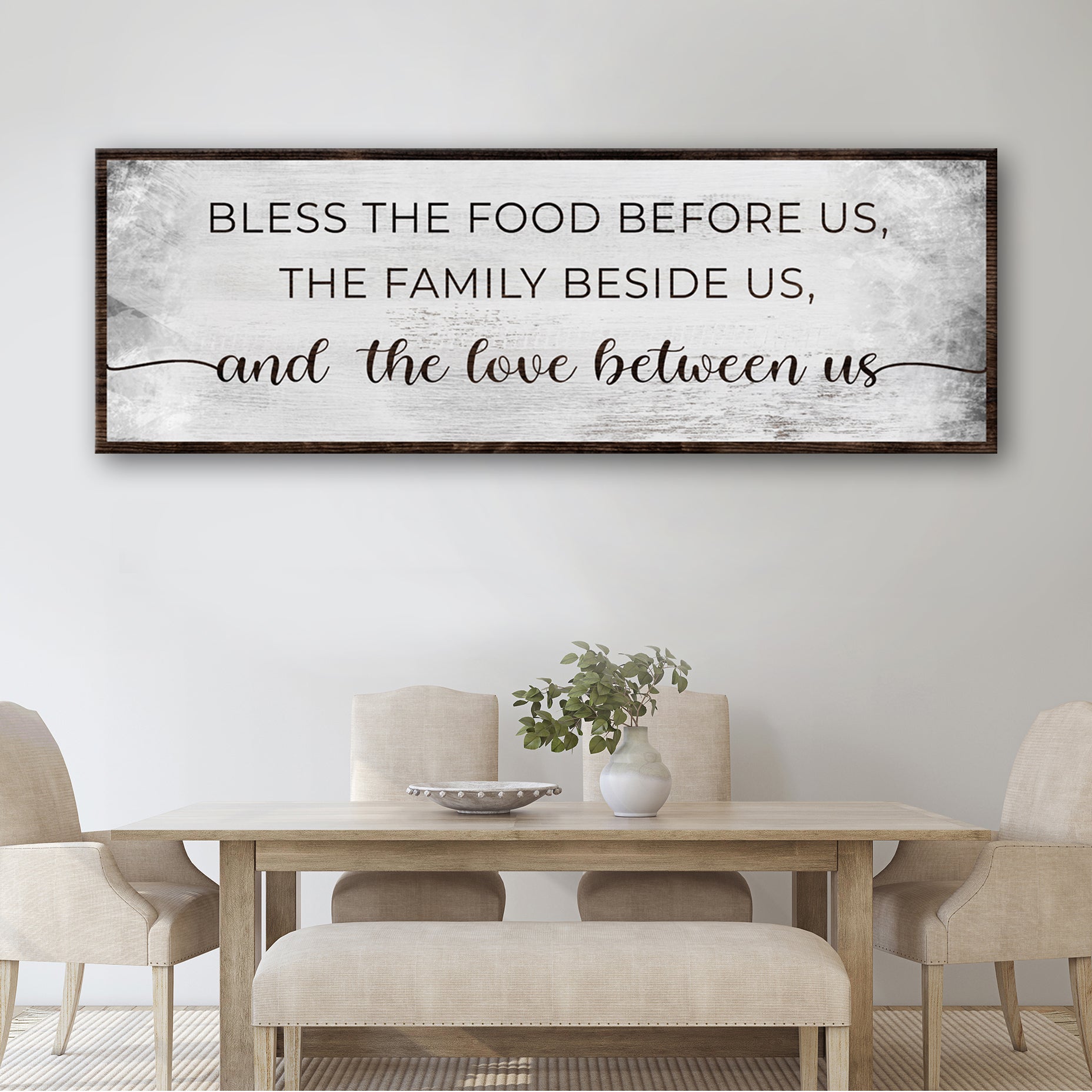 Bless The Love Between Us Sign on sale at MyriadMart