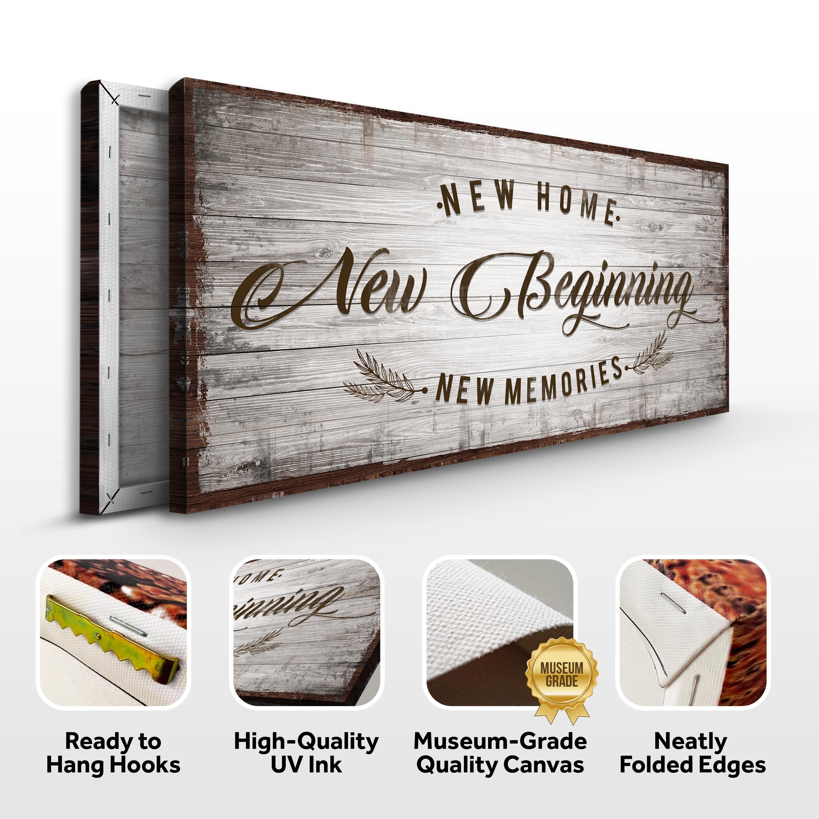 New Home, New Beginning Sign IV on sale at MyriadMart