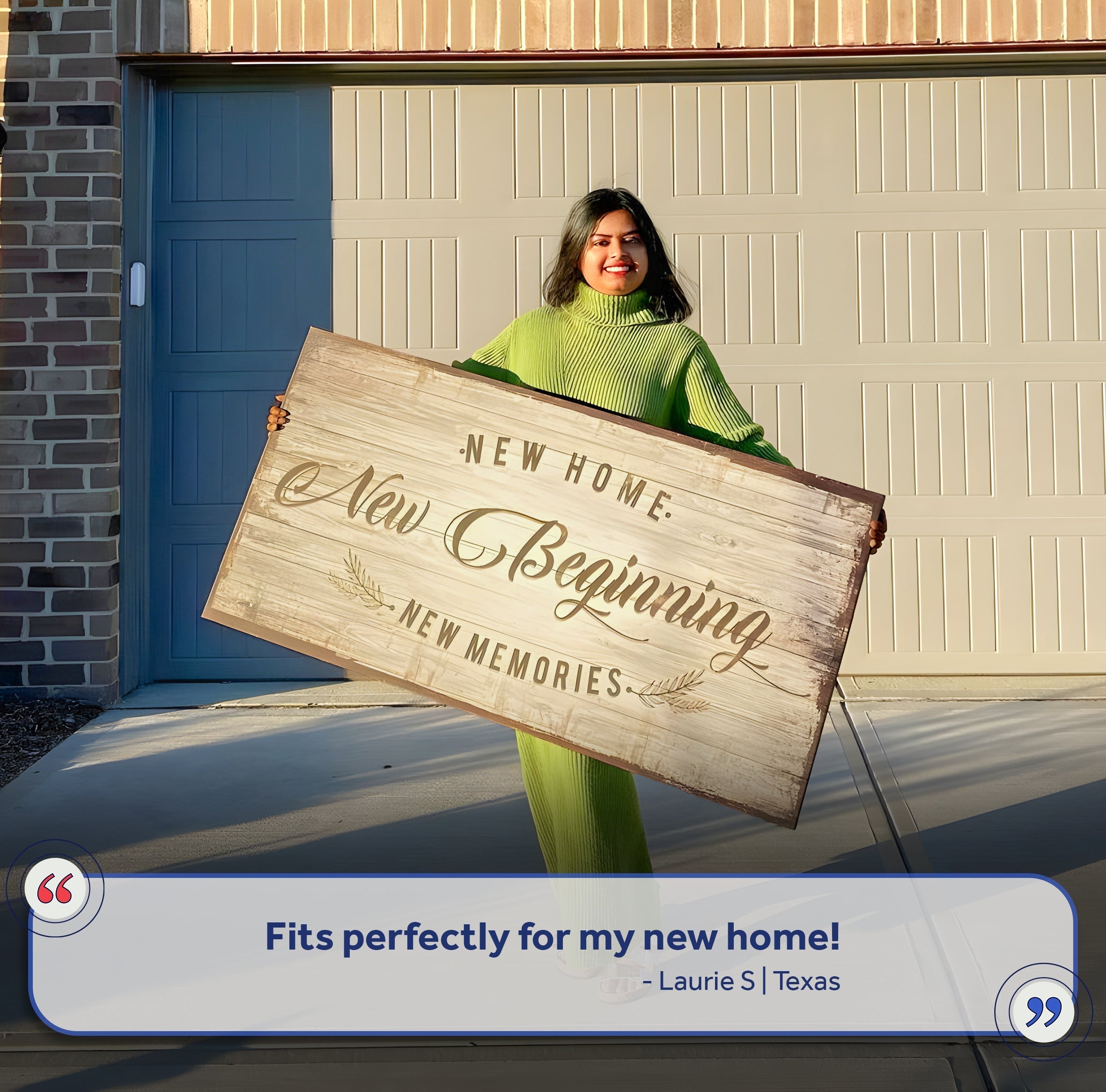 New Home, New Beginning Sign on sale at MyriadMart