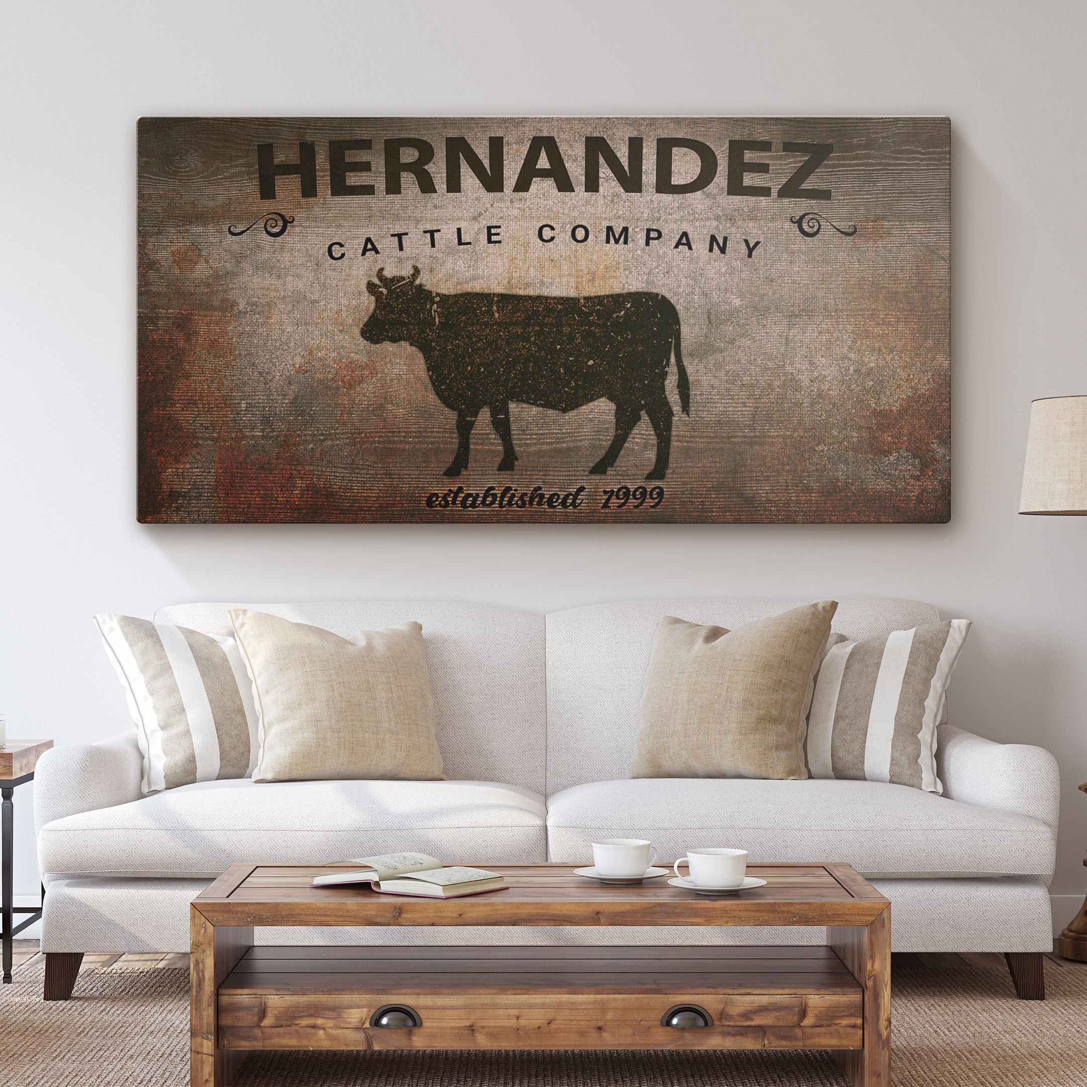 Cattle Company Sign on sale at MyriadMart