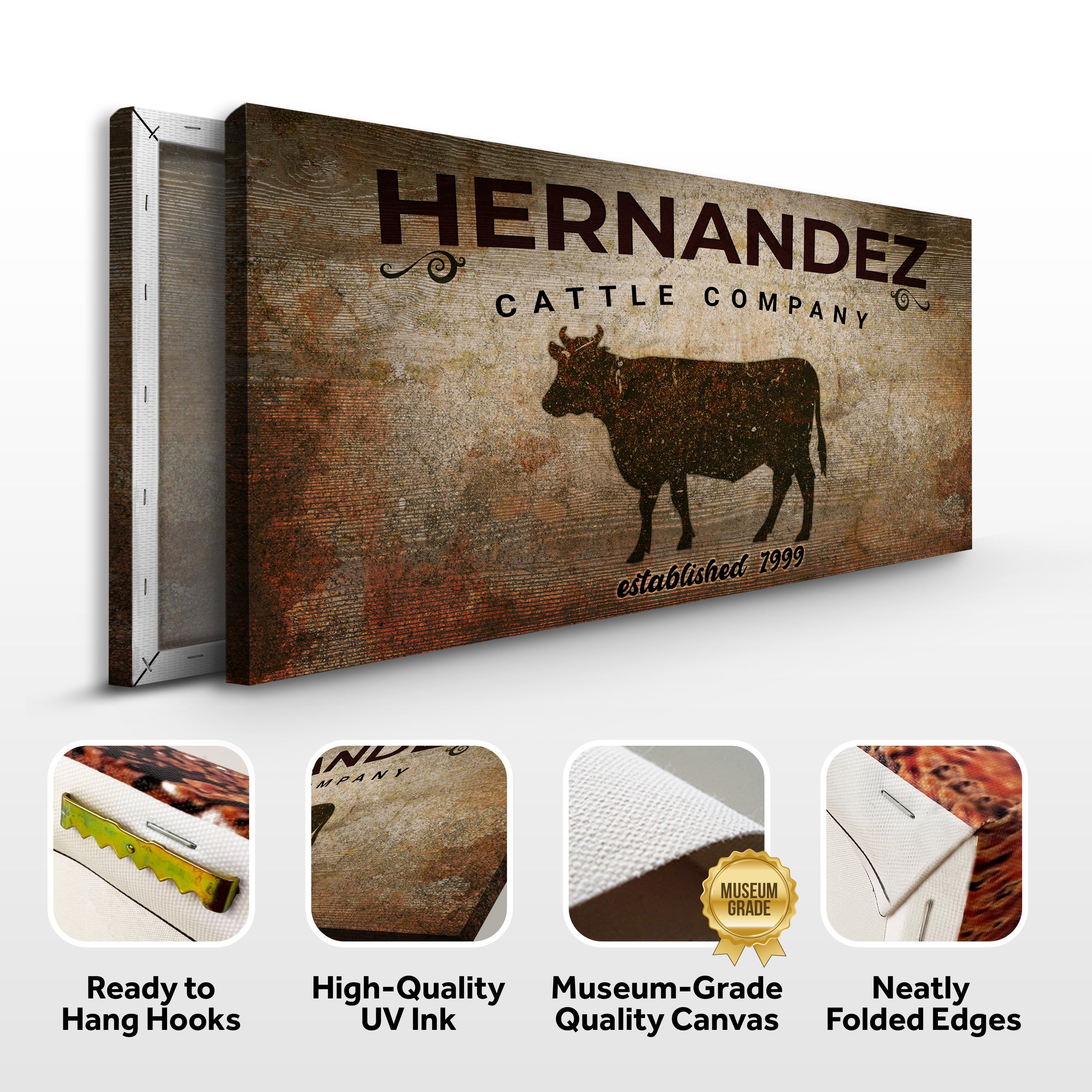 Cattle Company Sign on sale at MyriadMart